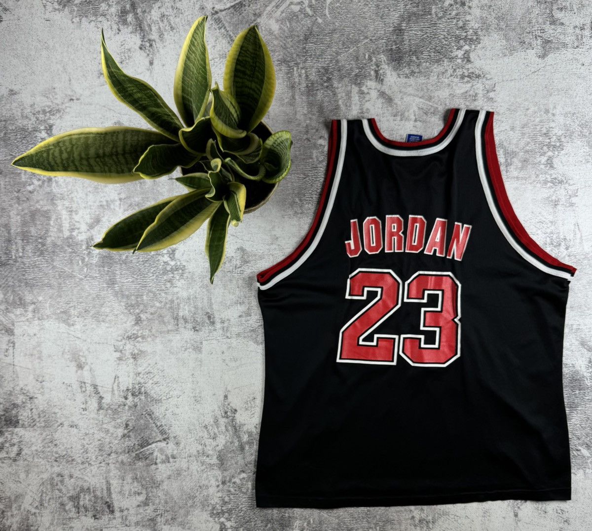 Michael Jordan #23 Chicago Bulls Vintage 90s Champion Black NBA