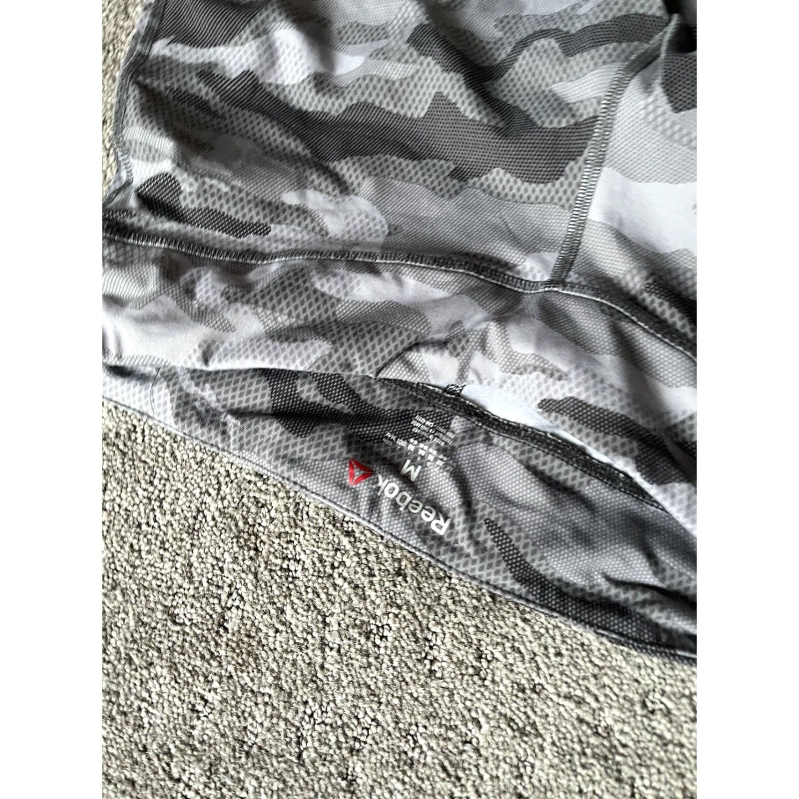 Reebok Reebok Leggings Womens Medium Pull On Gray Camo Ankle Size 32" / US 10 / IT 46 - 5 Thumbnail