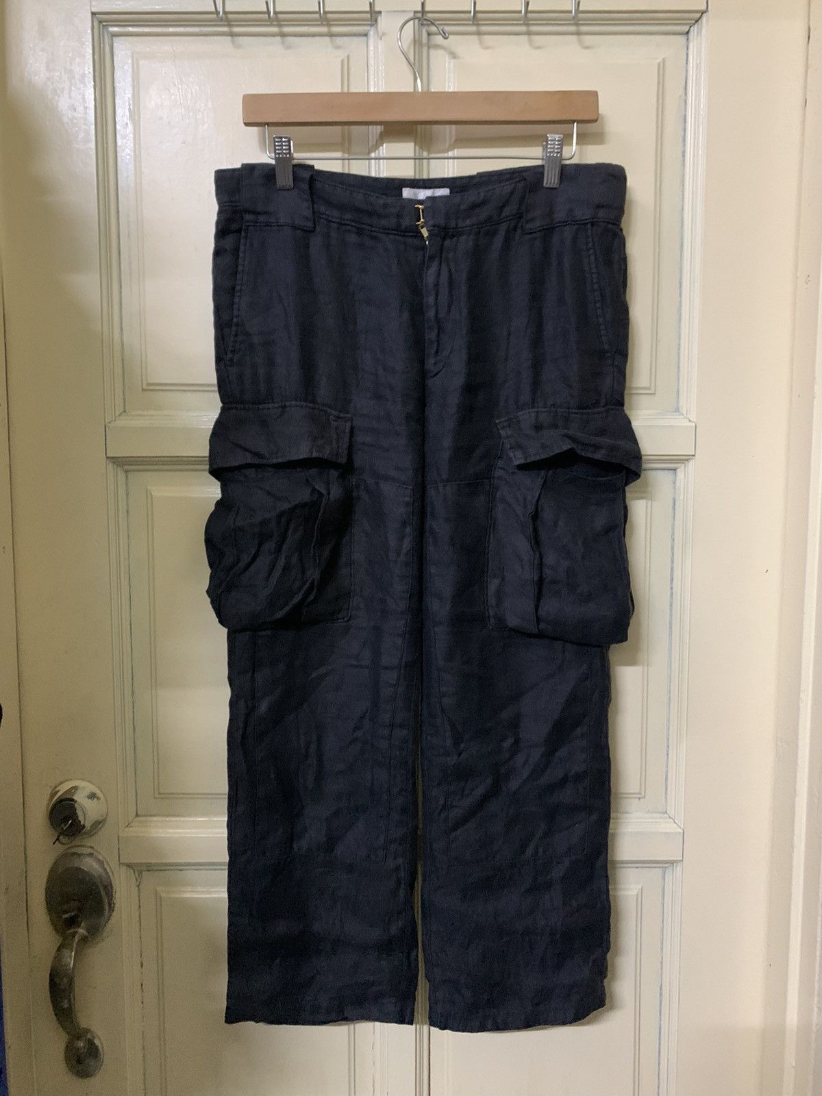 If Six Was Nine × Japanese Brand Vtg Japanese Cropped Cargo Pant Size US 31 - 1 Thumbnail