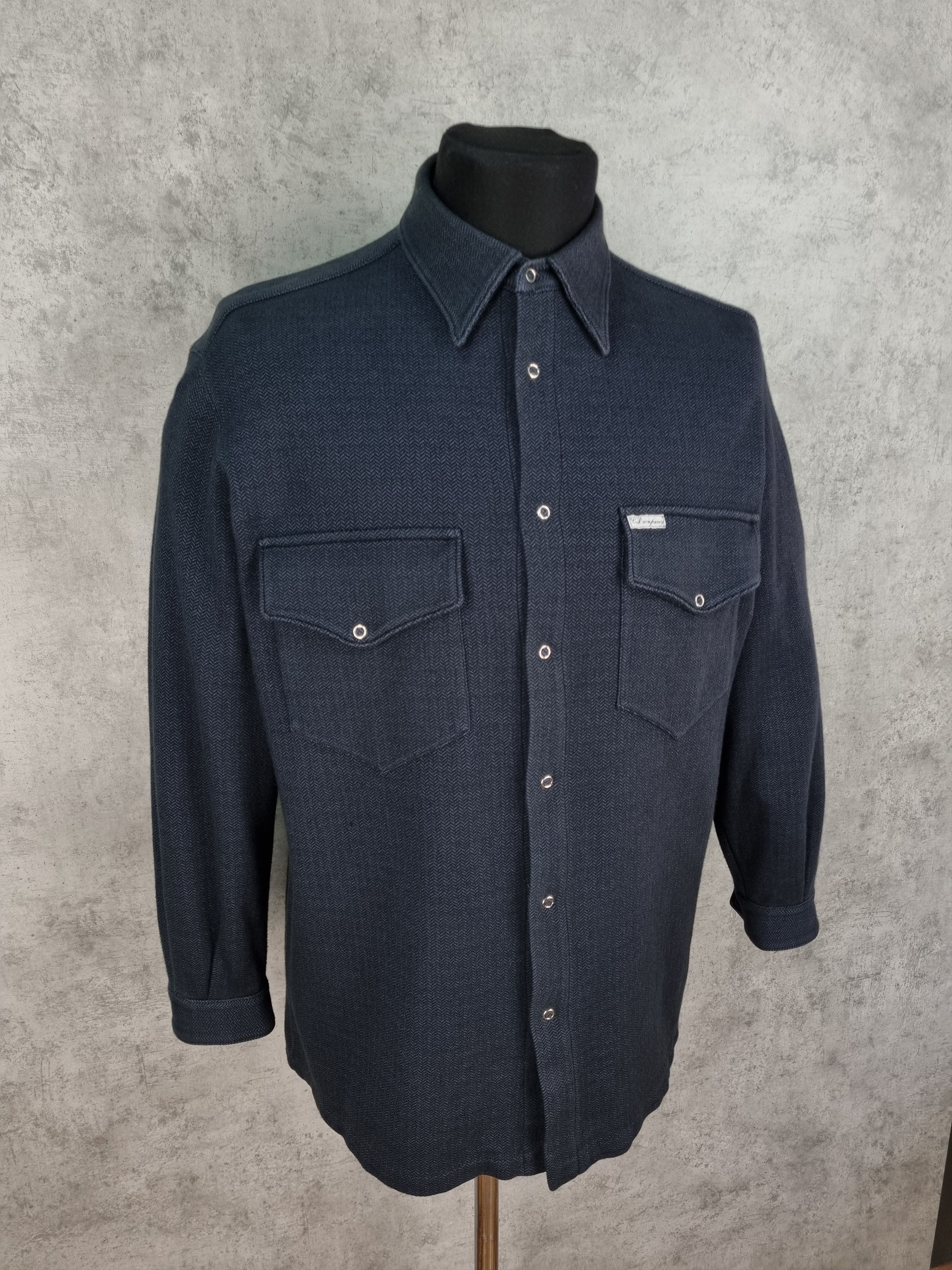 C.P. Company × Vintage Rare CP Company Collar Buttons Shirt Long Sleeve Size US M / EU 48-50 / 2 - 15 Thumbnail