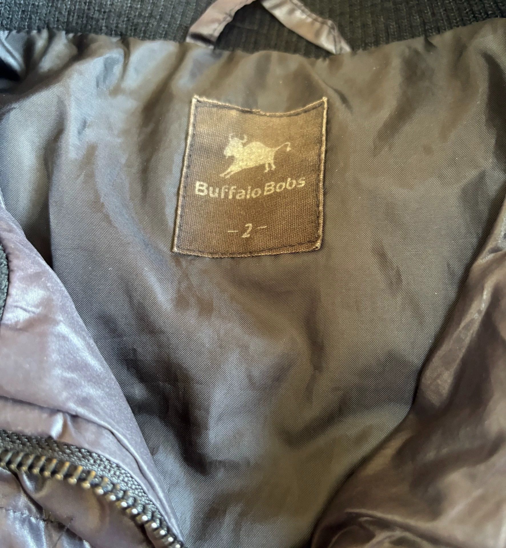 BUFFALO BOBS Buffalo Bobs Vintage Down Jacket Multi-Pkt Double Zip Knit Trim Size US M / EU 48-50 / 2 - 5 Thumbnail
