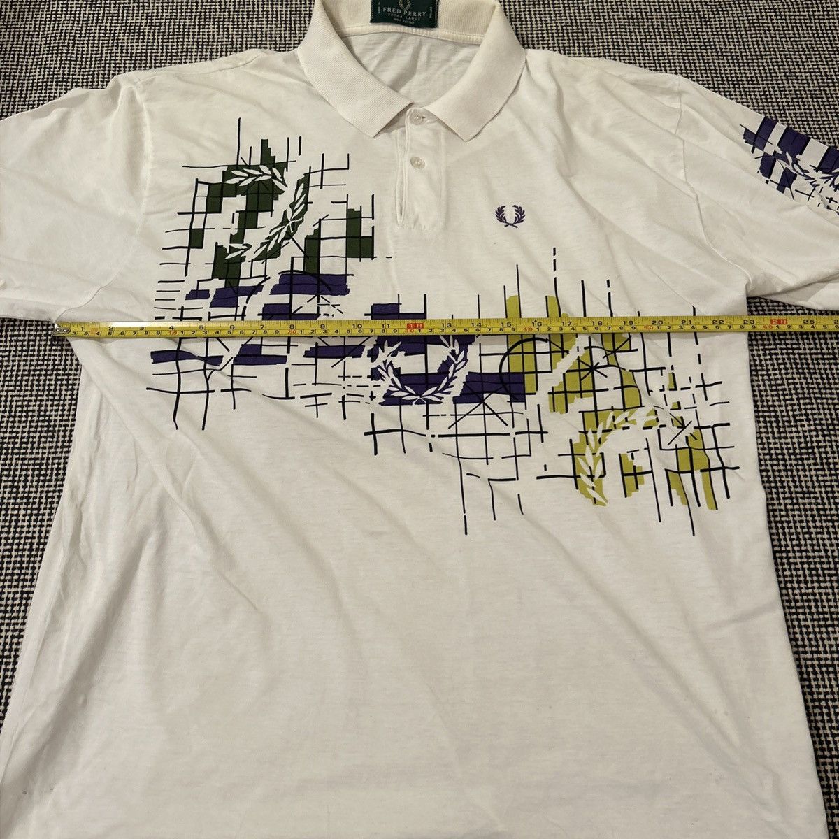 Fred Perry Vintage Fred Perry tennis AOP polo Size US XL / EU 56 / 4 - 15 Thumbnail