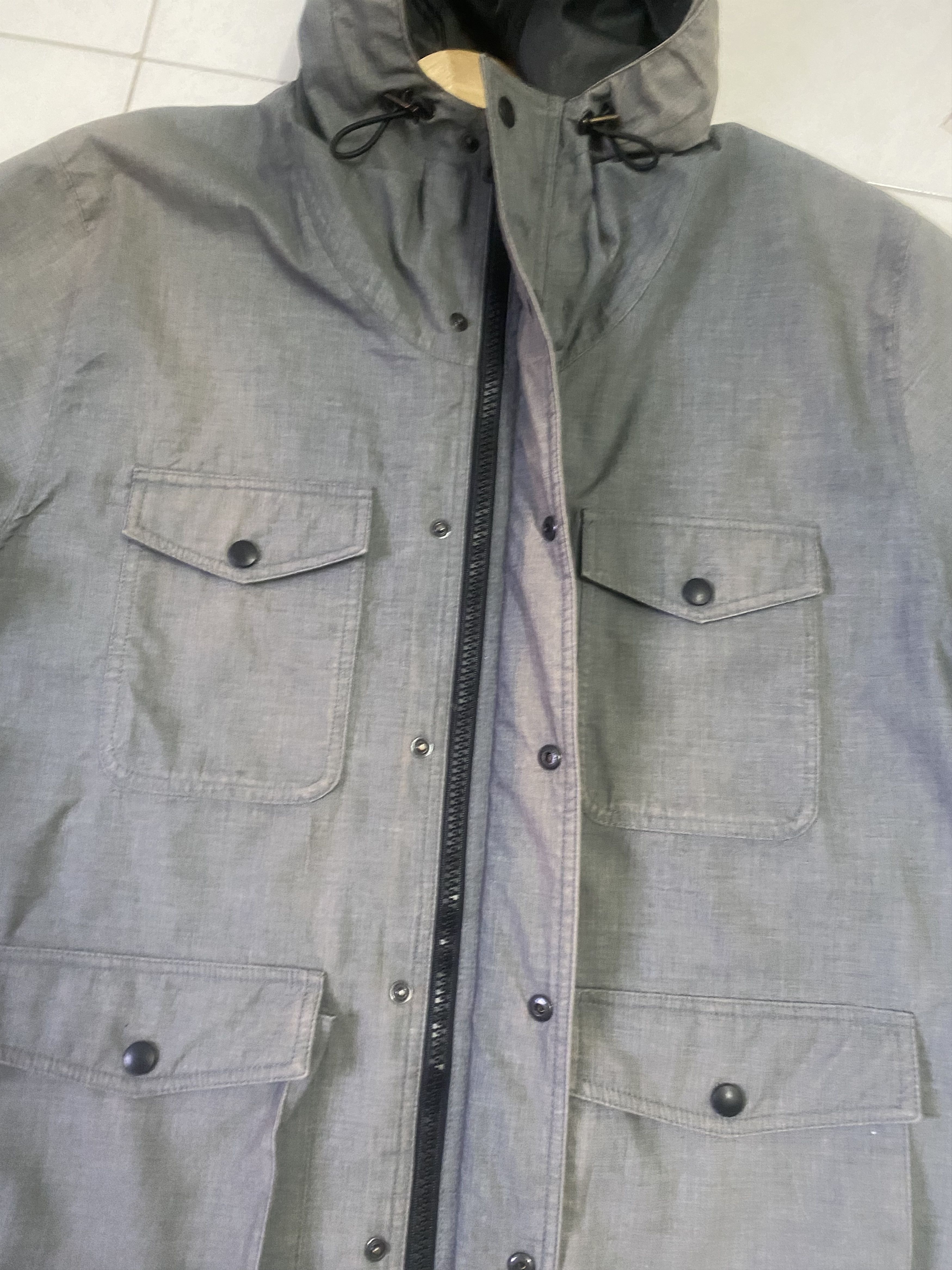 AMI Distressed Sun Faded Ami Field Jacket Water Repellent Size US L / EU 52-54 / 3 - 6 Thumbnail