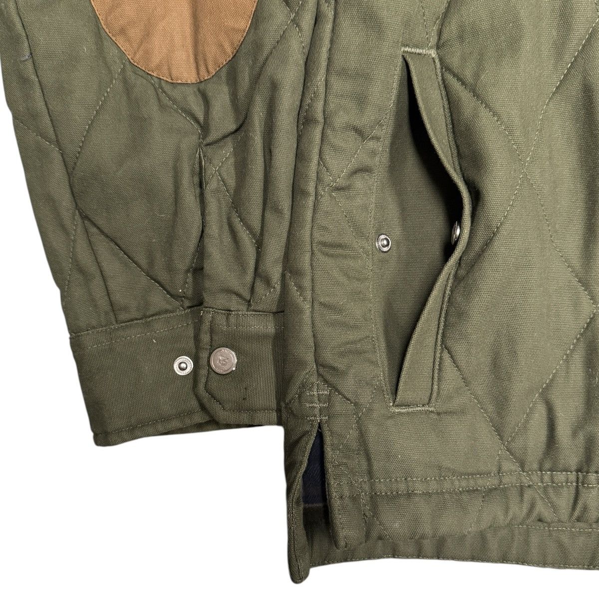 Other JETTY Midweight gorpcore JACKET - Green w/ Brown Arm Patches Size US XL / EU 56 / 4 - 2 Thumbnail