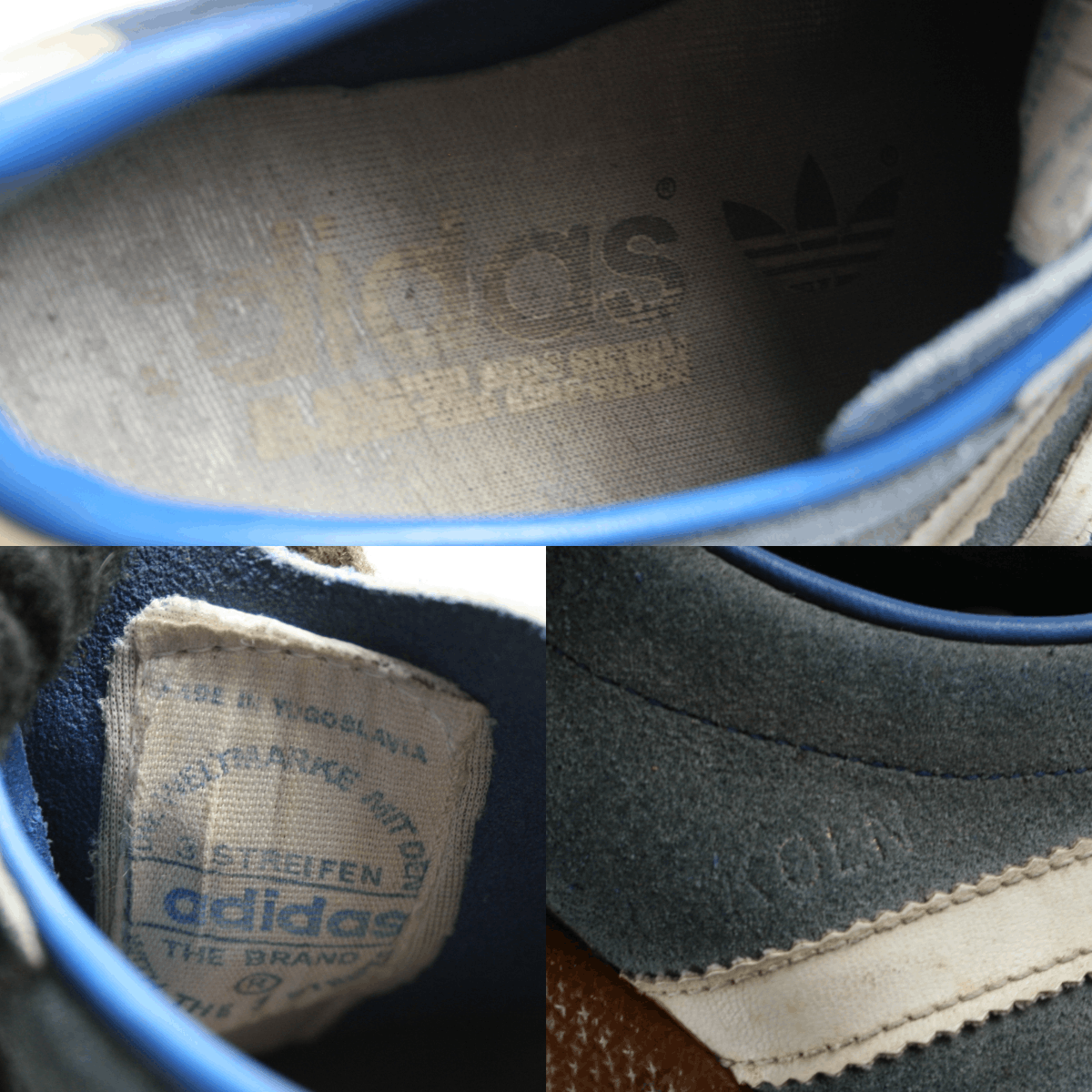 Adidas 80S Koln Suede Low Sneakers Made in Yugoslavia Vintage Size US 6 / IT 36 - 14 Thumbnail