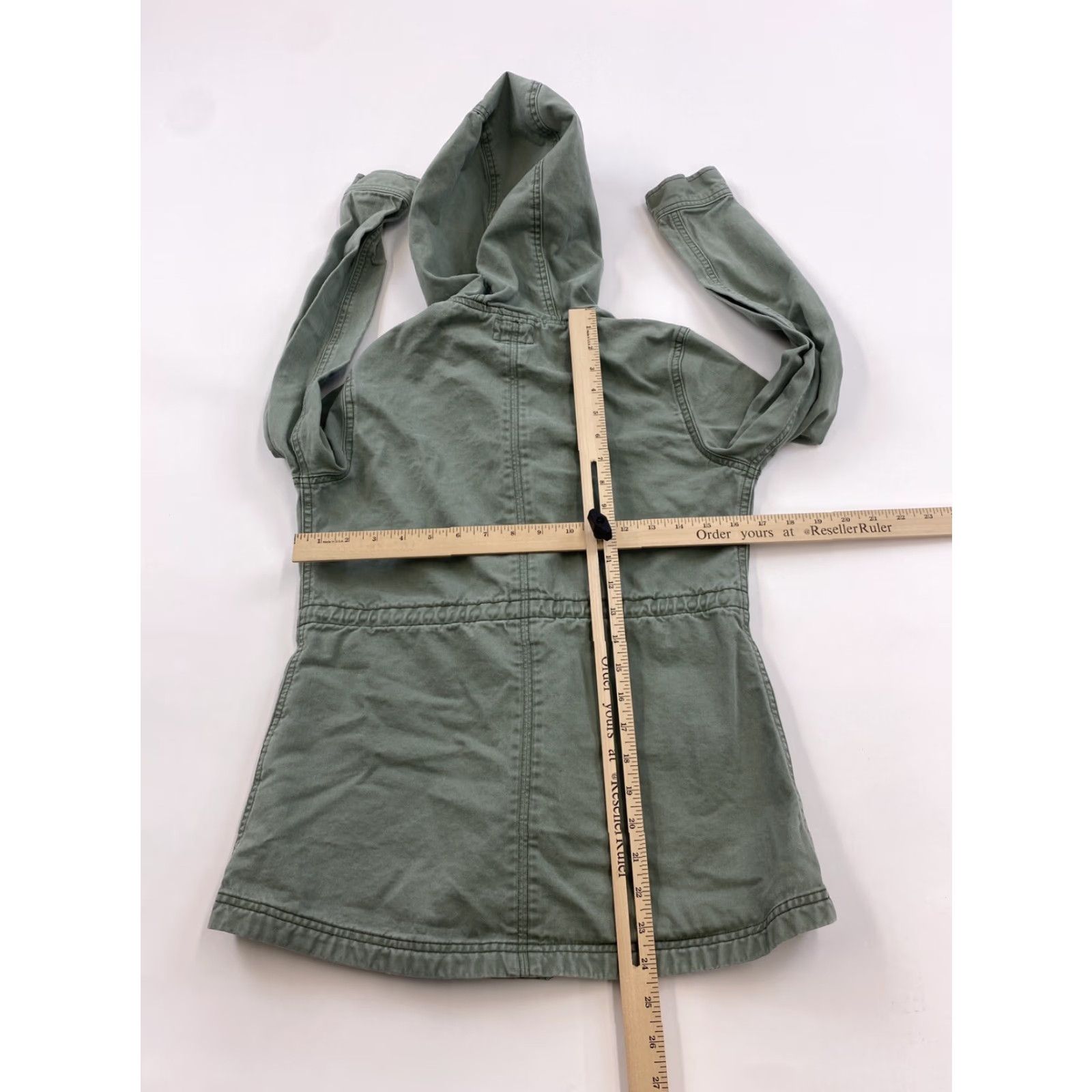 Levi's Levi’s Utility Jacket Women’s XS Hooded Drawstring Waist Shirt? Wait. Size XS / US 0-2 / IT 36-38 - 4 Thumbnail
