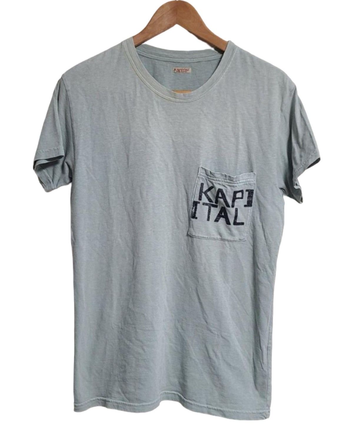 kapital キャピタル sushi psycho tシャツ インディゴ kapital キャピタル sushi psycho tシャツ インディゴ Kapital
