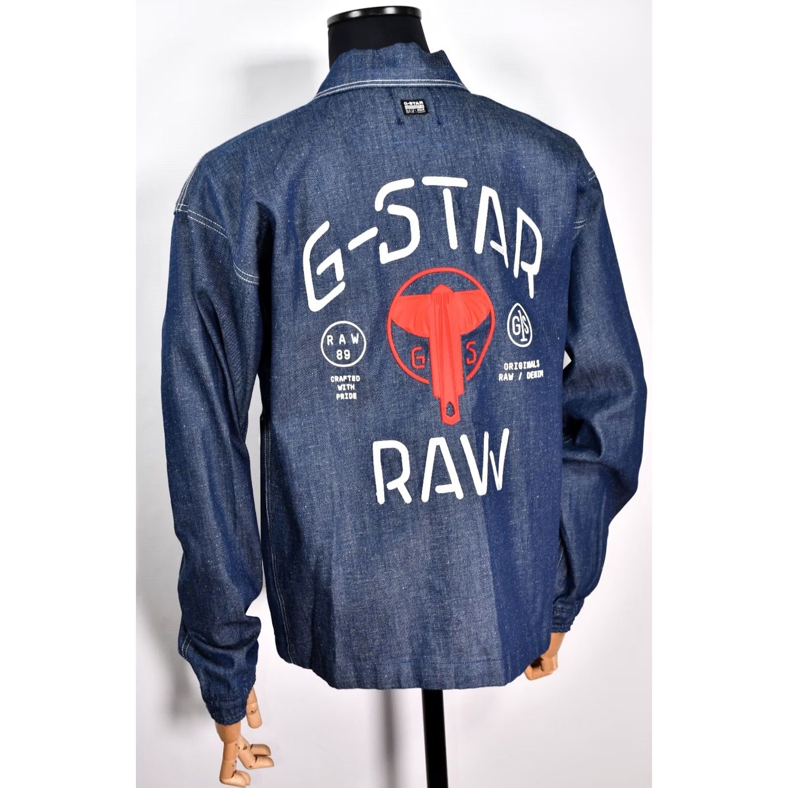 G-Star G-Star RAW E COACH DENIM JKT Melfort Denim Size M Nylon? 100% Cotton? No. Size US M / EU 48-50 / 2 - 4 Thumbnail