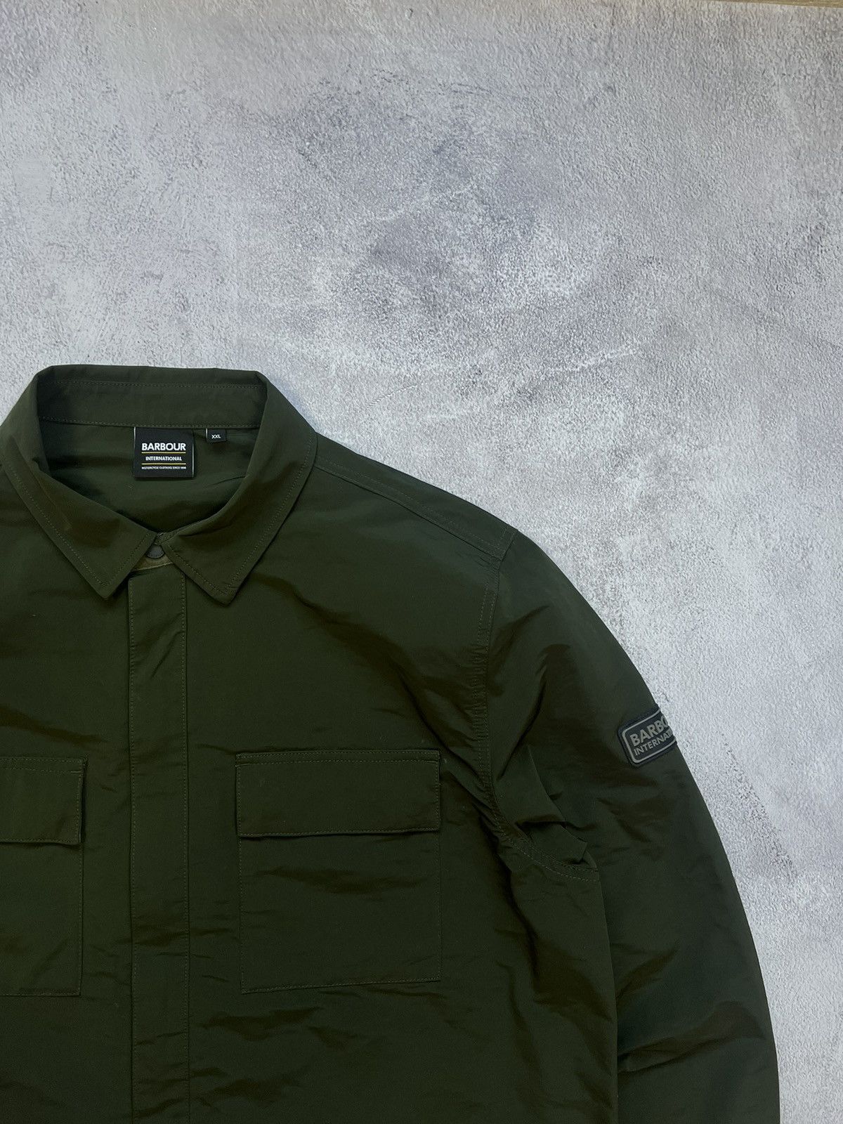 Barbour × Japanese Brand Barbour International Nylon Coach Jacket Khaki Mens: XXL Size US XXL / EU 58 / 5 - 4 Thumbnail