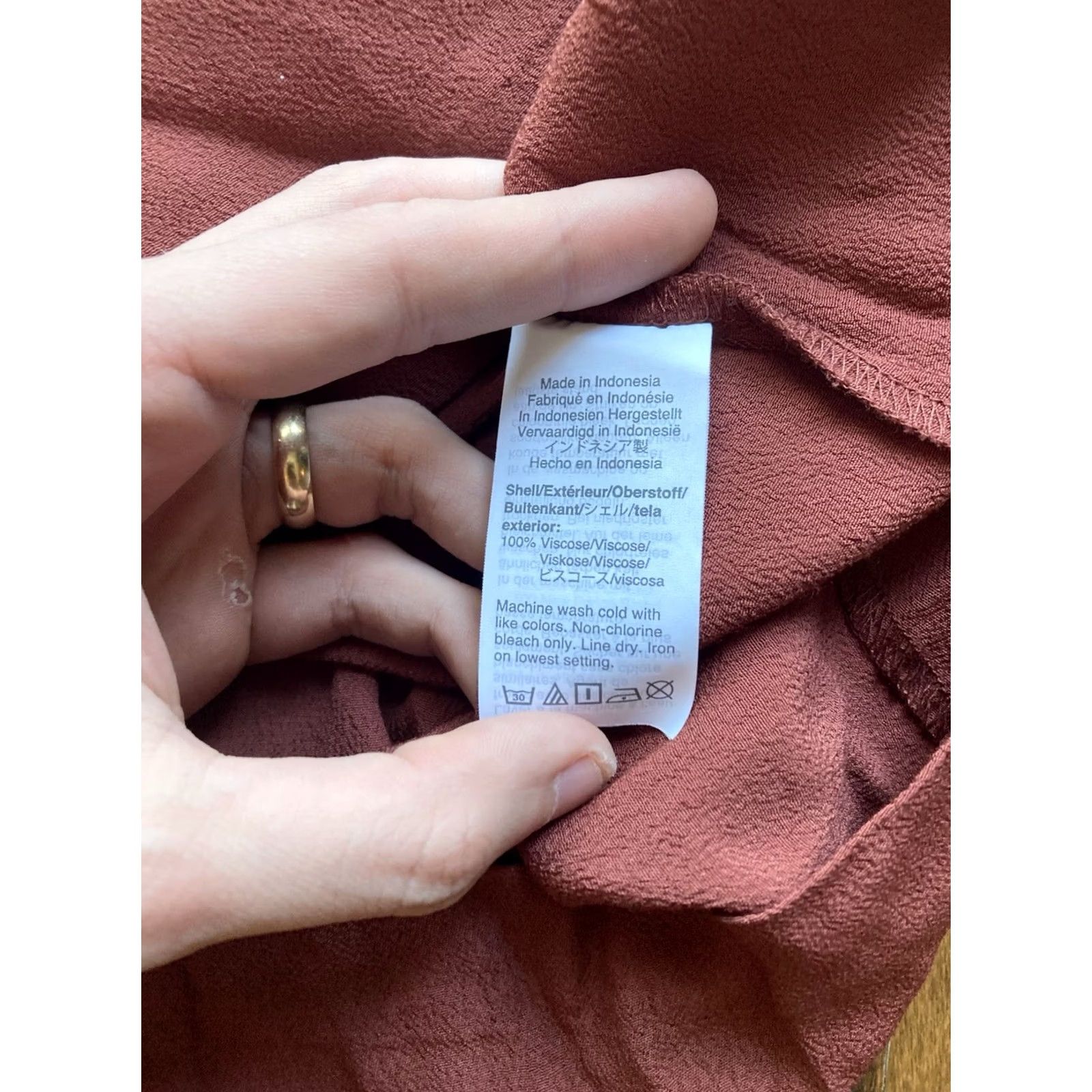 Madewell Madewell Dress Womens XS Red Ruffle Sleeve Easy Lightweight Viscose NWT AL276 Size XS / US 0-2 / IT 36-38 - 7 Thumbnail