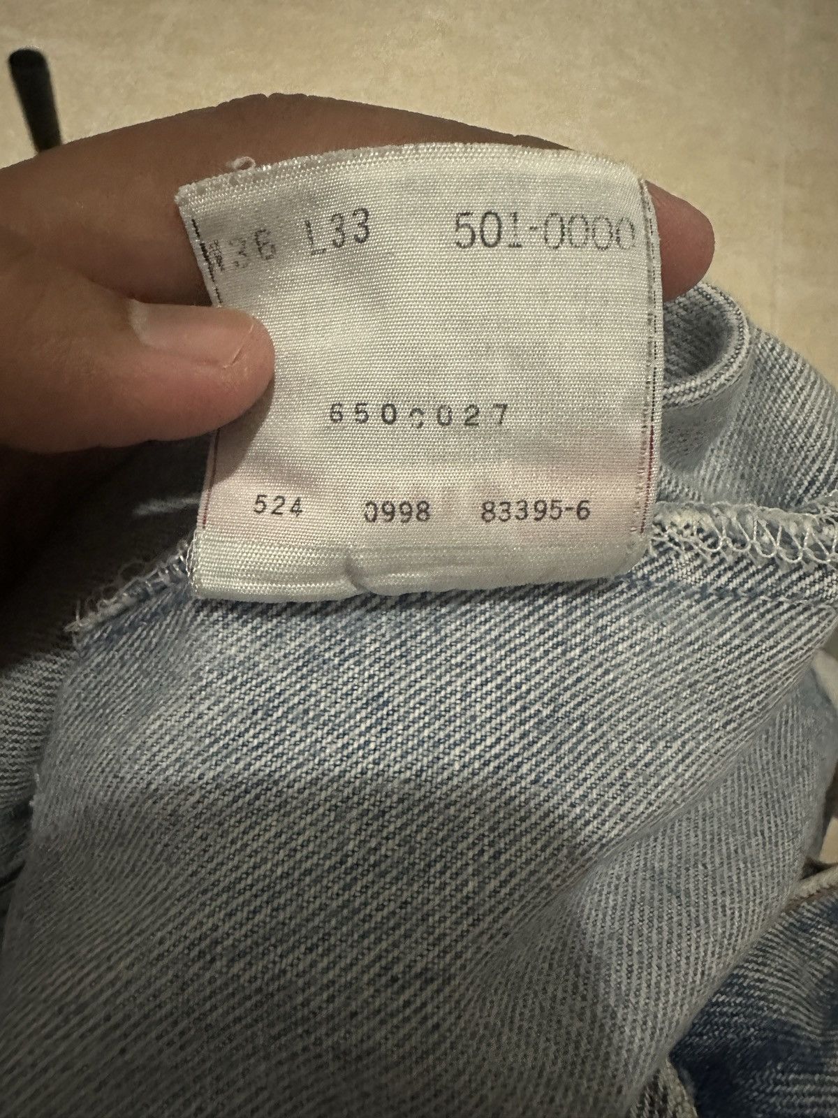 Handmade × Levi's Vintage levi’s ‘ Handmade design ‘ Size US 36 / EU 52 - 11 Thumbnail