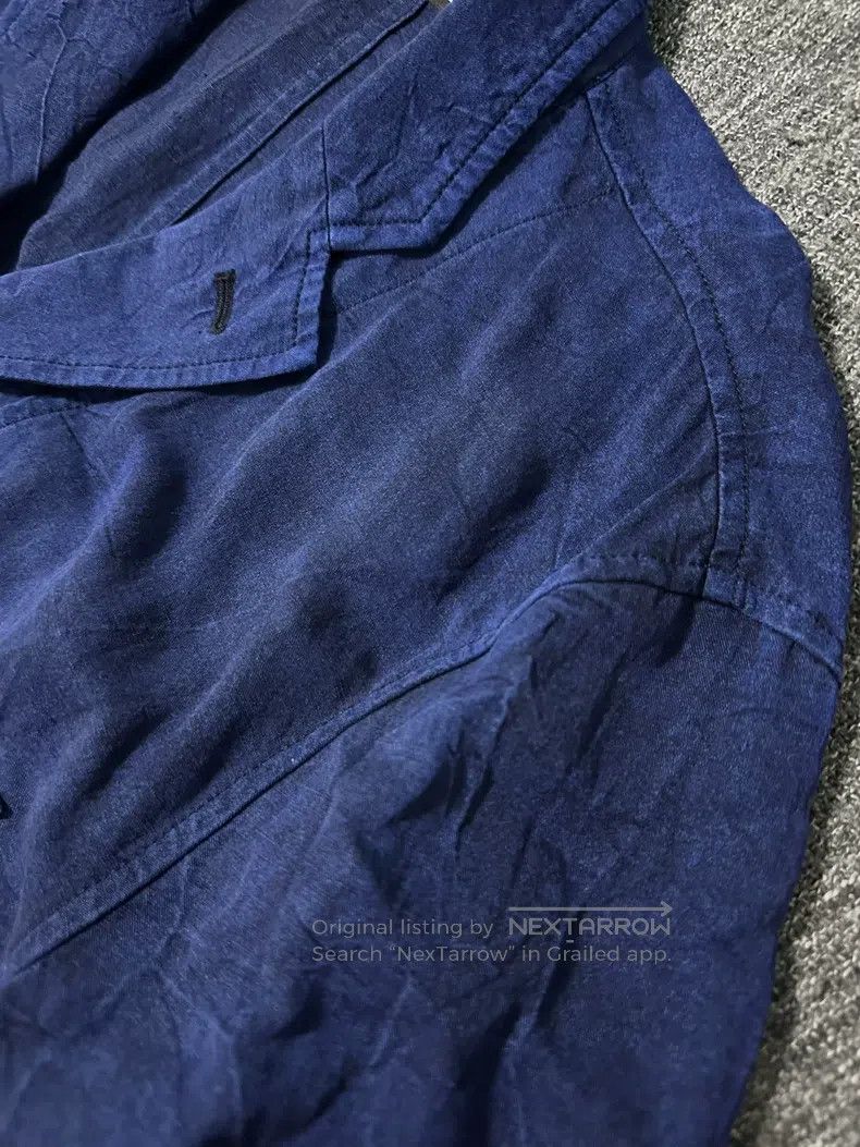 Issey Miyake Issey Miyake Indigo Dyed Linen Special Fabric Men's Casual Size US L / EU 52-54 / 3 - 3 Thumbnail