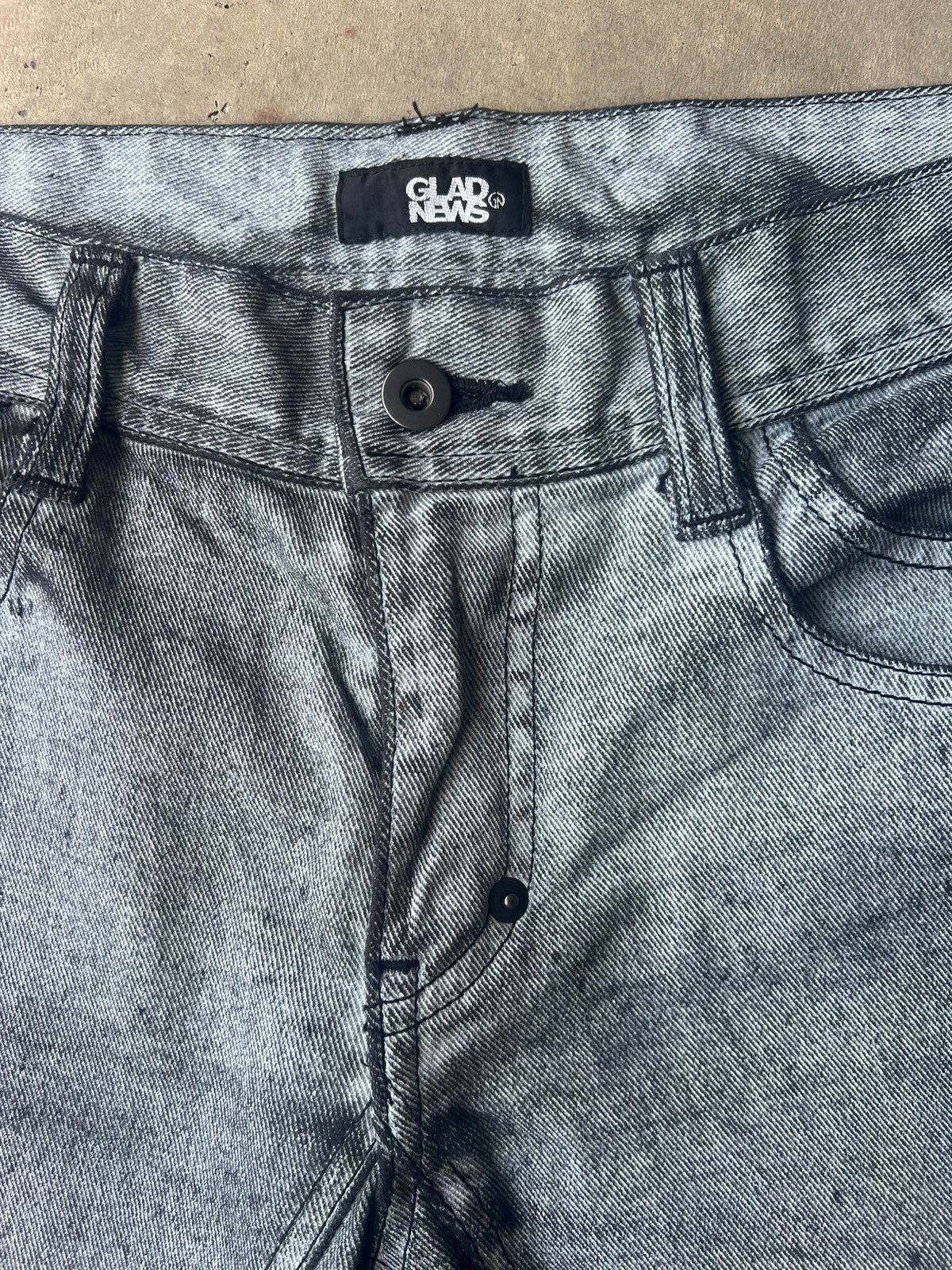 Hysteric Glamour Japanese Brand Glad News Seditionaries Studded Jeans Size US 34 / EU 50 - 6 Thumbnail