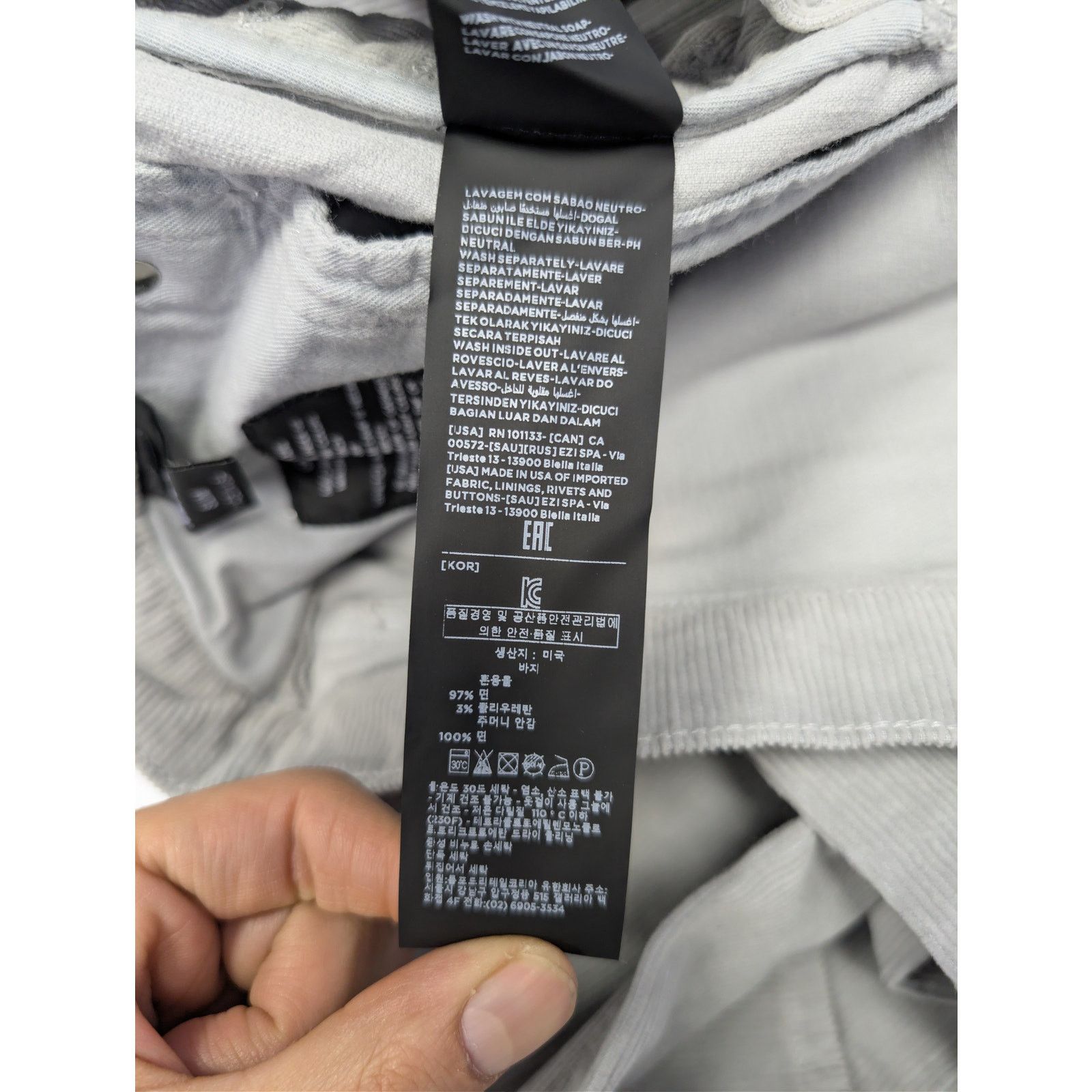Tom Ford o1rshd1 Slim Jeans in Grey Size US 36 / EU 52 - 20 Thumbnail