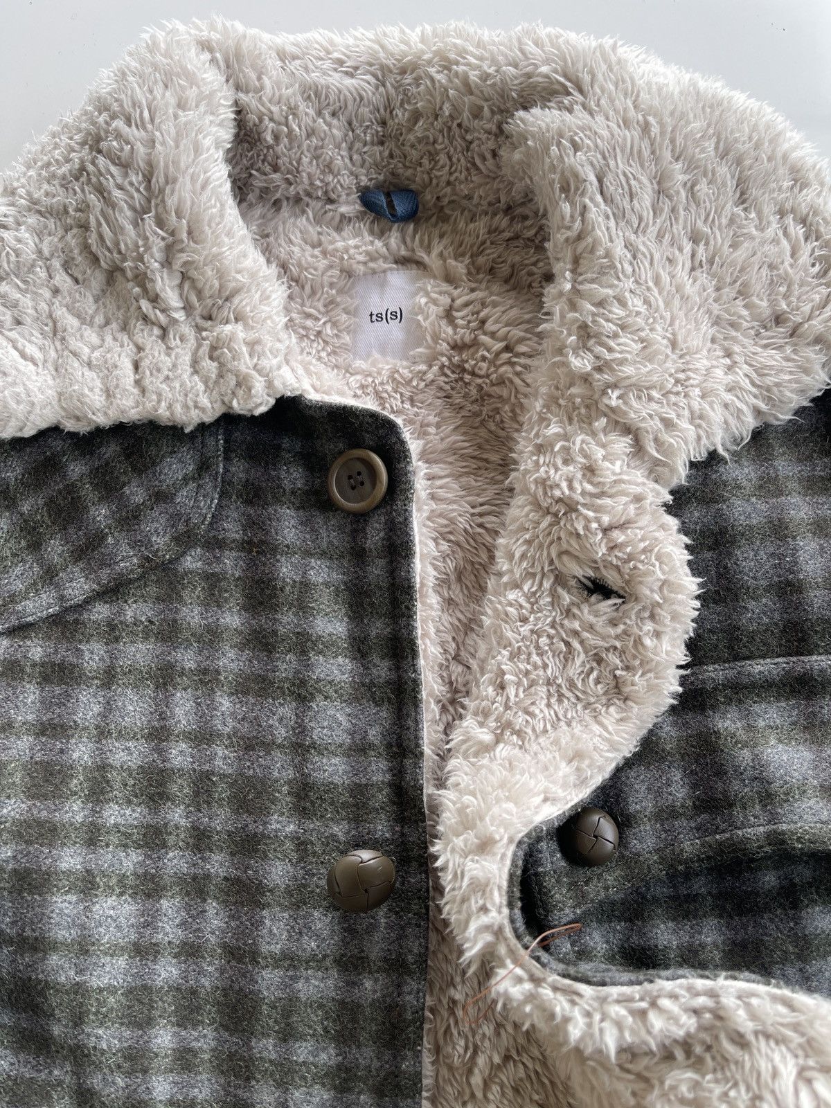 Ts(S) Ts(S) Wool Tartan Sherpa Heavy Coat Size US S / EU 44-46 / 1 - 7 Thumbnail