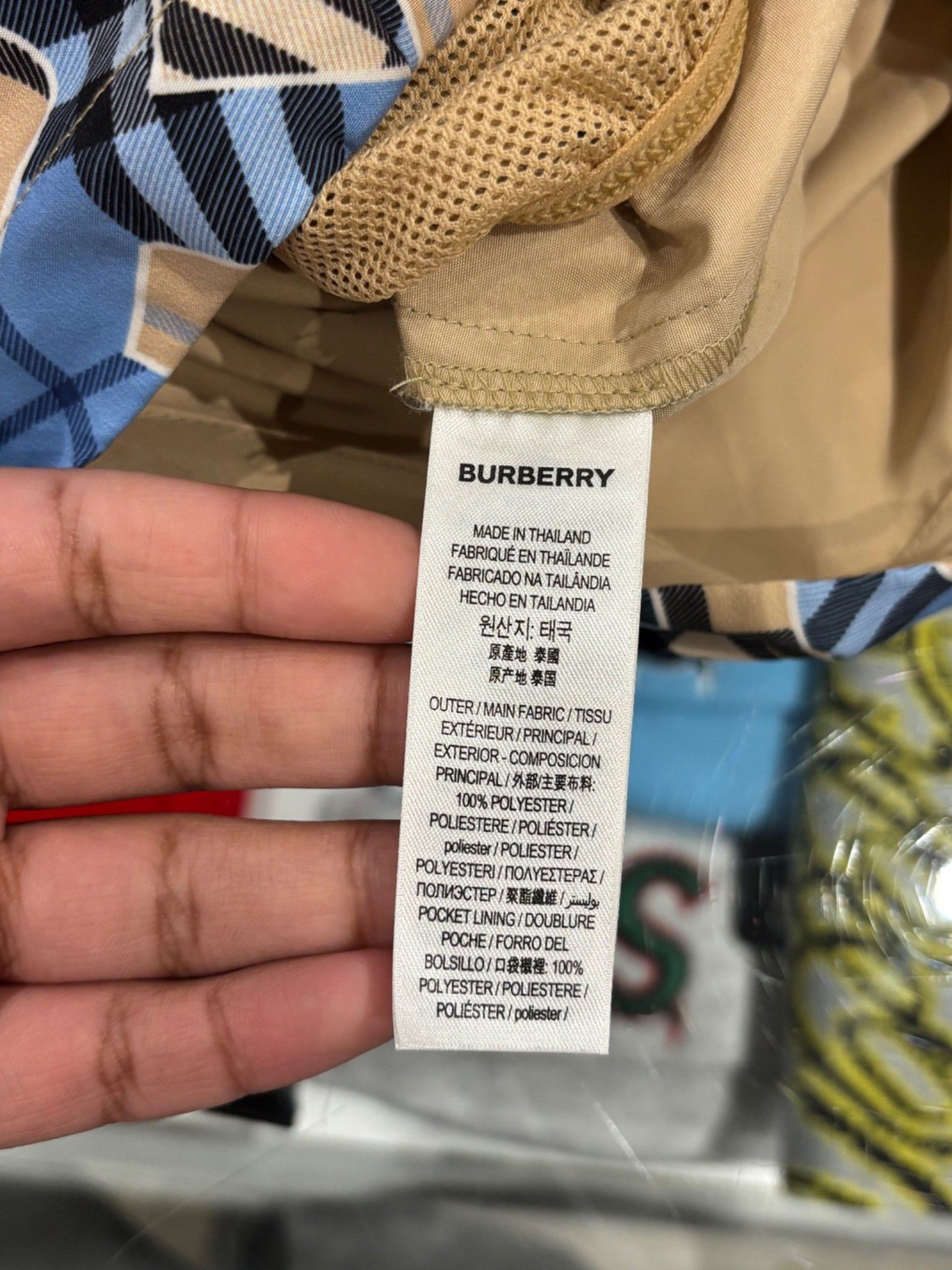 Burberry Burberry Vintage Check Drawstring Shorts Archive Beige Blue Size US 30 / EU 46 - 7 Thumbnail