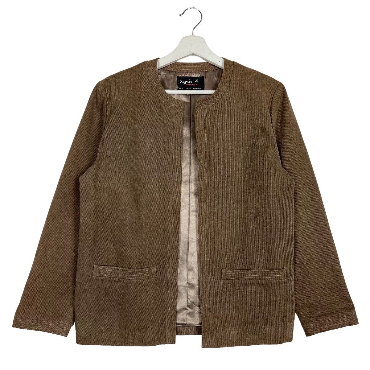 agnes b. 🔥 AGNES B SPECIAL BUTTON LESS JACKET Size M / US 6-8 / IT 42-44 - 1 Thumbnail