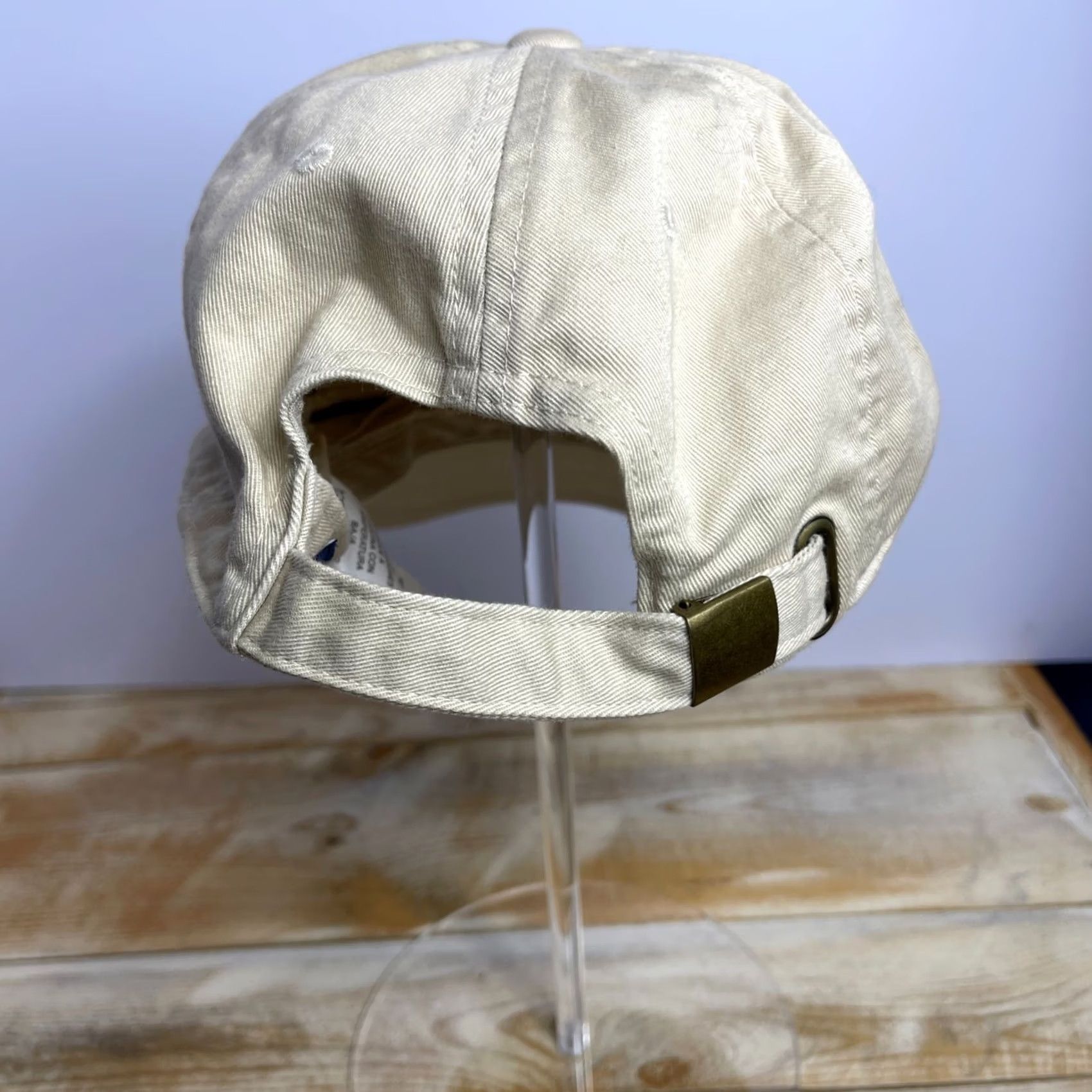 Vintage VINTAGE Polo Jeans Co Baseball Cap Hat Adjustable Beige Khaki Crest Embroidered Size US M / EU 48-50 / 2 - 6 Thumbnail