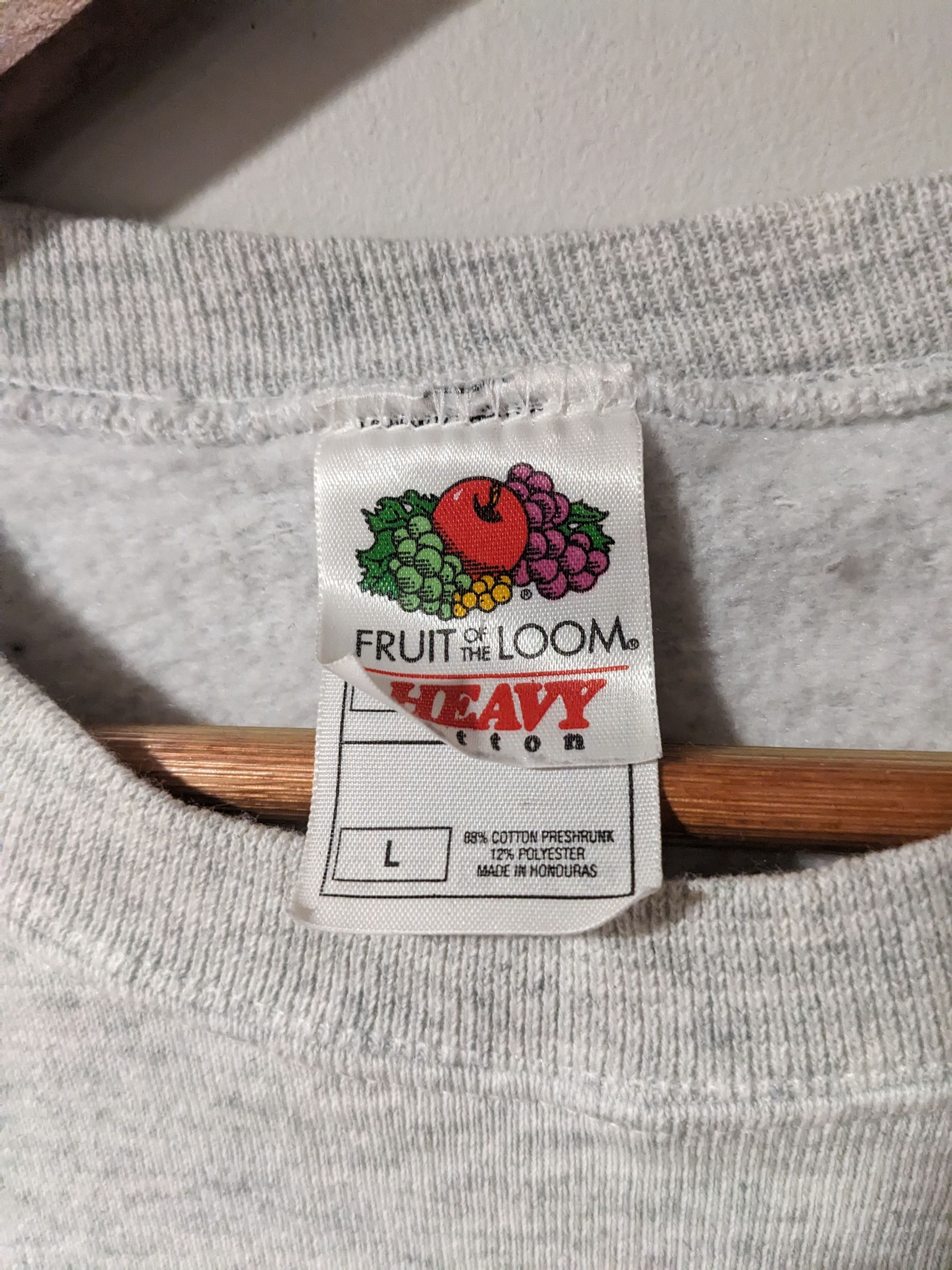 Fruit Of The Loom × Vintage Vintage 90s Do it Like the Irish Clover Large Sweatshirt Size US L / EU 52-54 / 3 - 3 Thumbnail