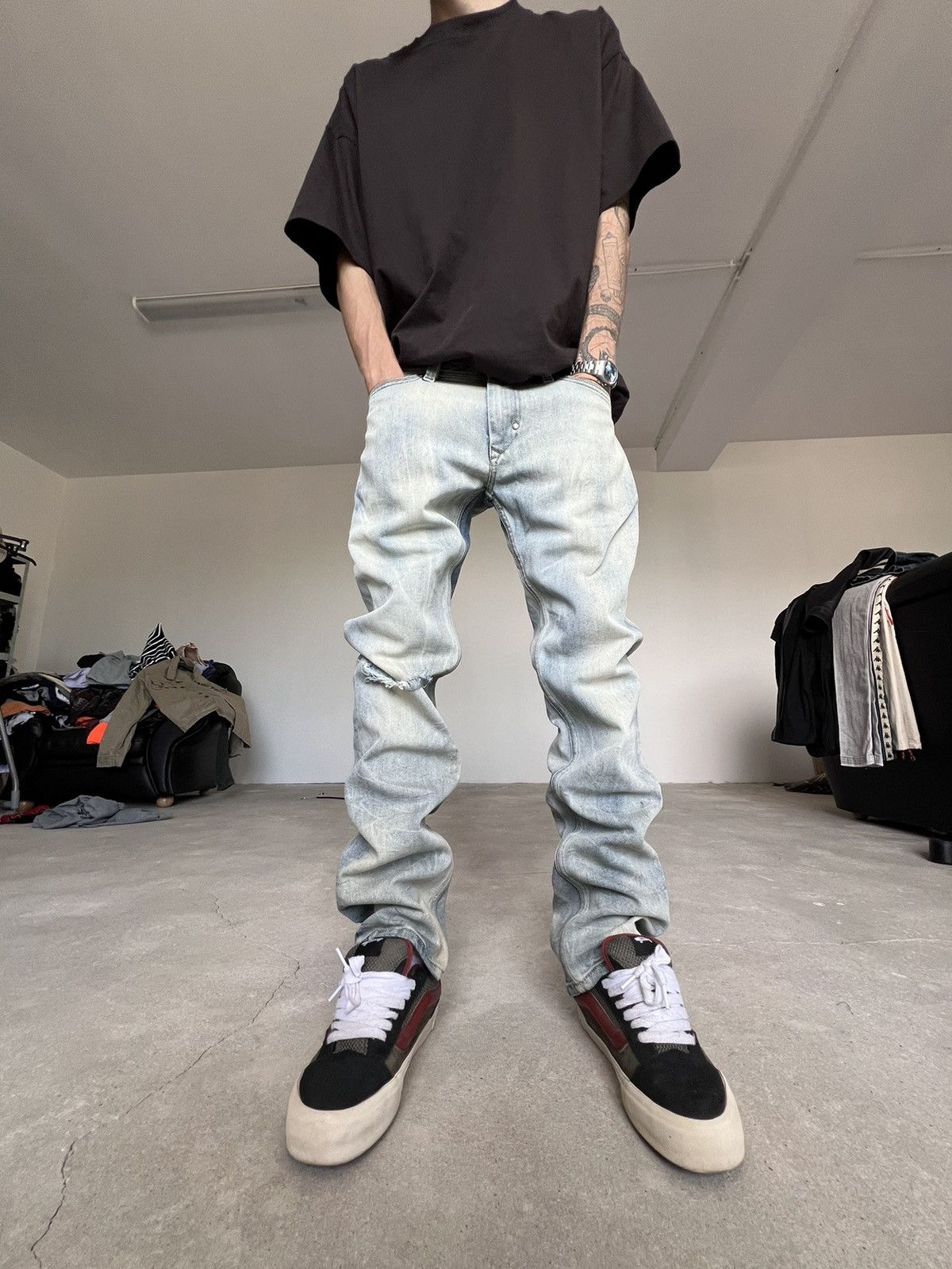 Diesel Vintage Diesel Jeans Distressed Denim Size US 32 / EU 48 - 17 Thumbnail