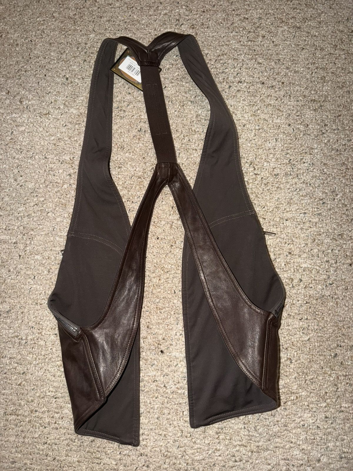 Rick Owens Rick Owens Brown Bauhaus Vest Size 50 Size US M / EU 48-50 / 2 - 7 Thumbnail