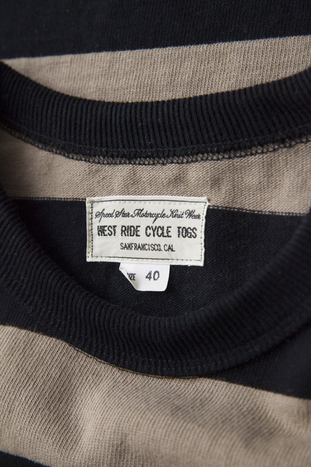 WEST RIDE West Ride Cycle Togs extra heavy t-shirt 1950's Size US M / EU 48-50 / 2 - 6 Thumbnail