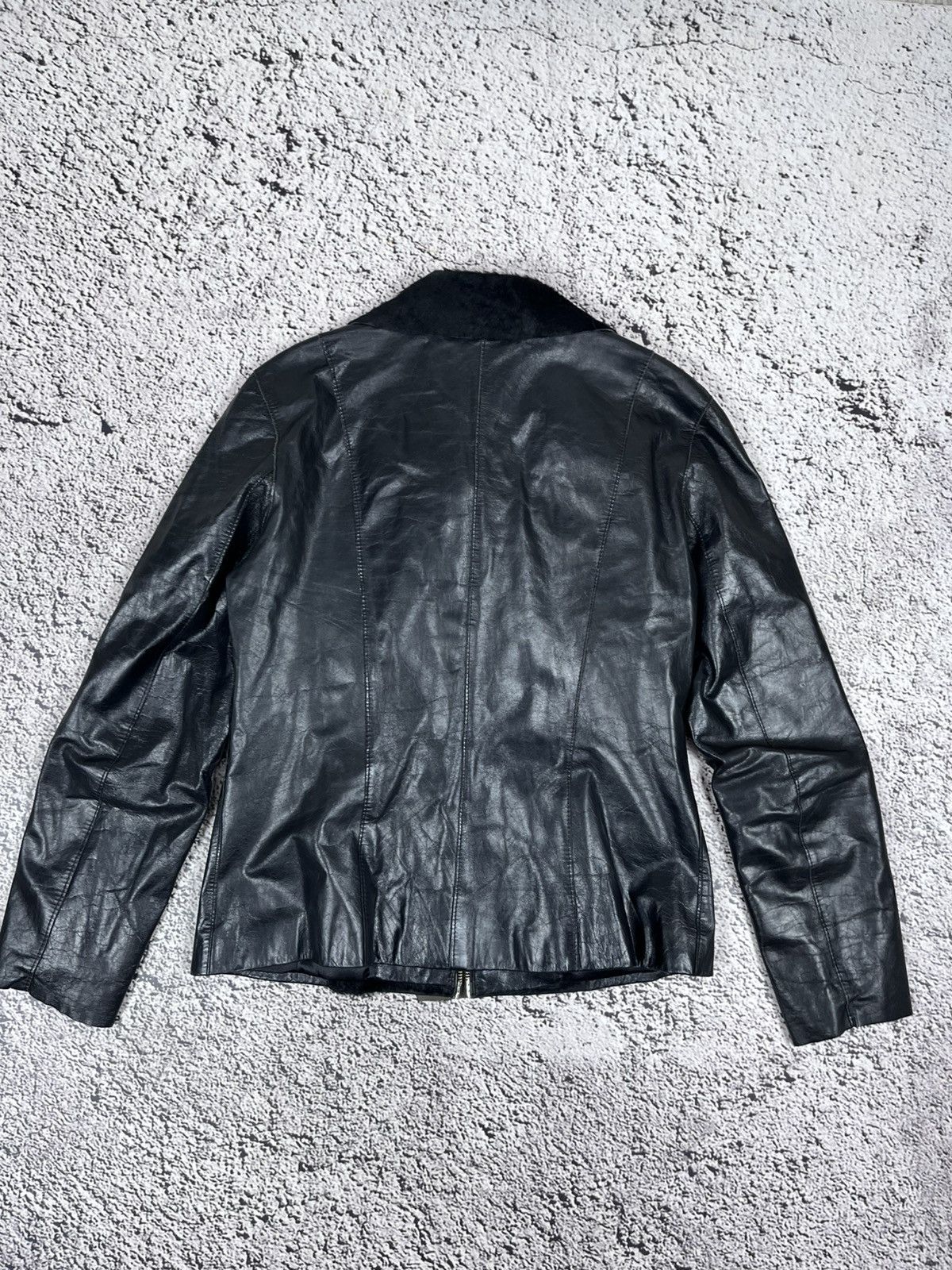 Japanese Brand Vintage Real Leather Patch Gothic Avantgarde Jacket Size S / US 4 / IT 40 - 12 Thumbnail