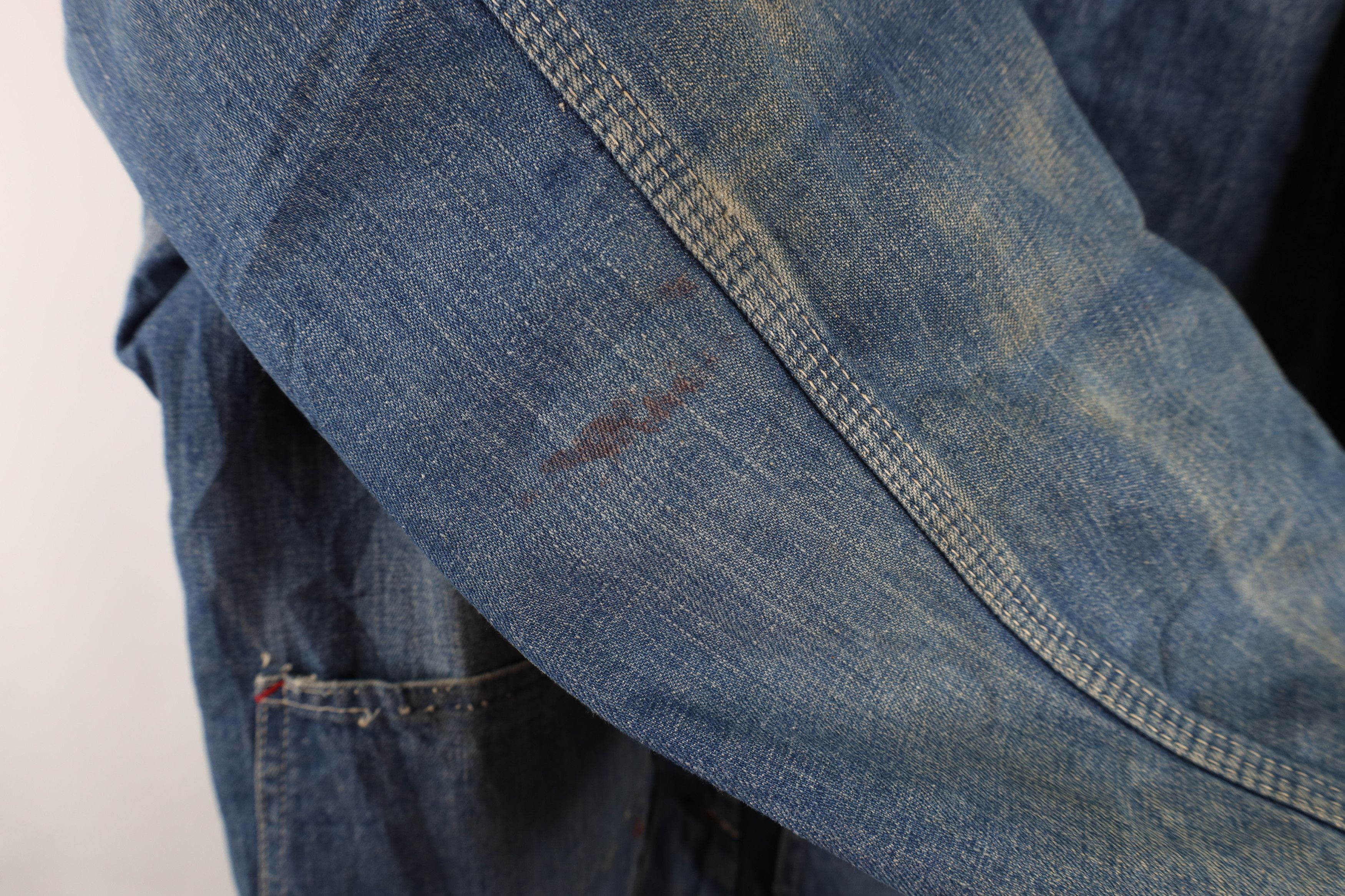 Vintage Vintage 70s Streetwear Lined Denim Chore Barn Jacket USA Size US M / EU 48-50 / 2 - 6 Thumbnail