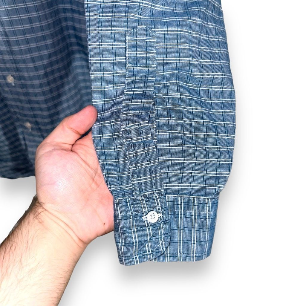 Brooks Brothers Brooks Brothers Made in USA Teal & White Oxford Button Down Size US XL / EU 56 / 4 - 5 Thumbnail