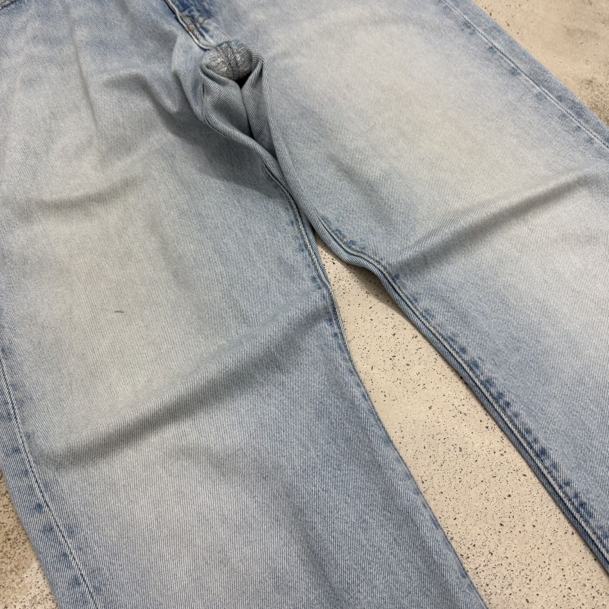 Levi's Levis 551 Big E Hemp Repaired Denim Pants Size US 35 - 6 Thumbnail