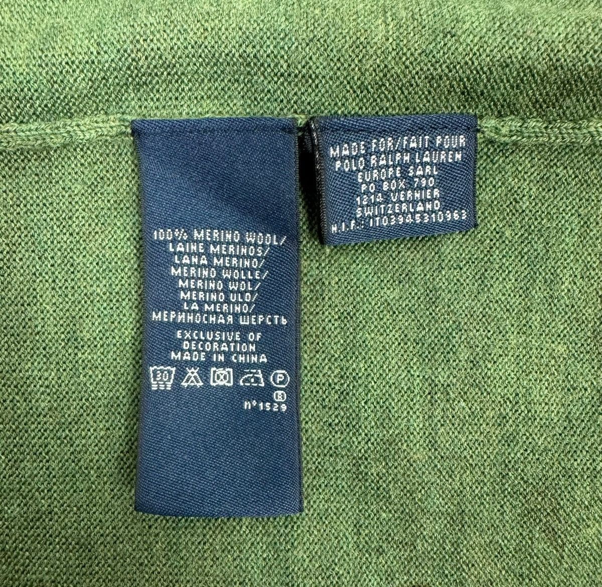 Ralph Lauren Sport Ralph Lauren Sport V-Neck Lana Wool Sweater size S Size S / US 4 / IT 40 - 11 Thumbnail