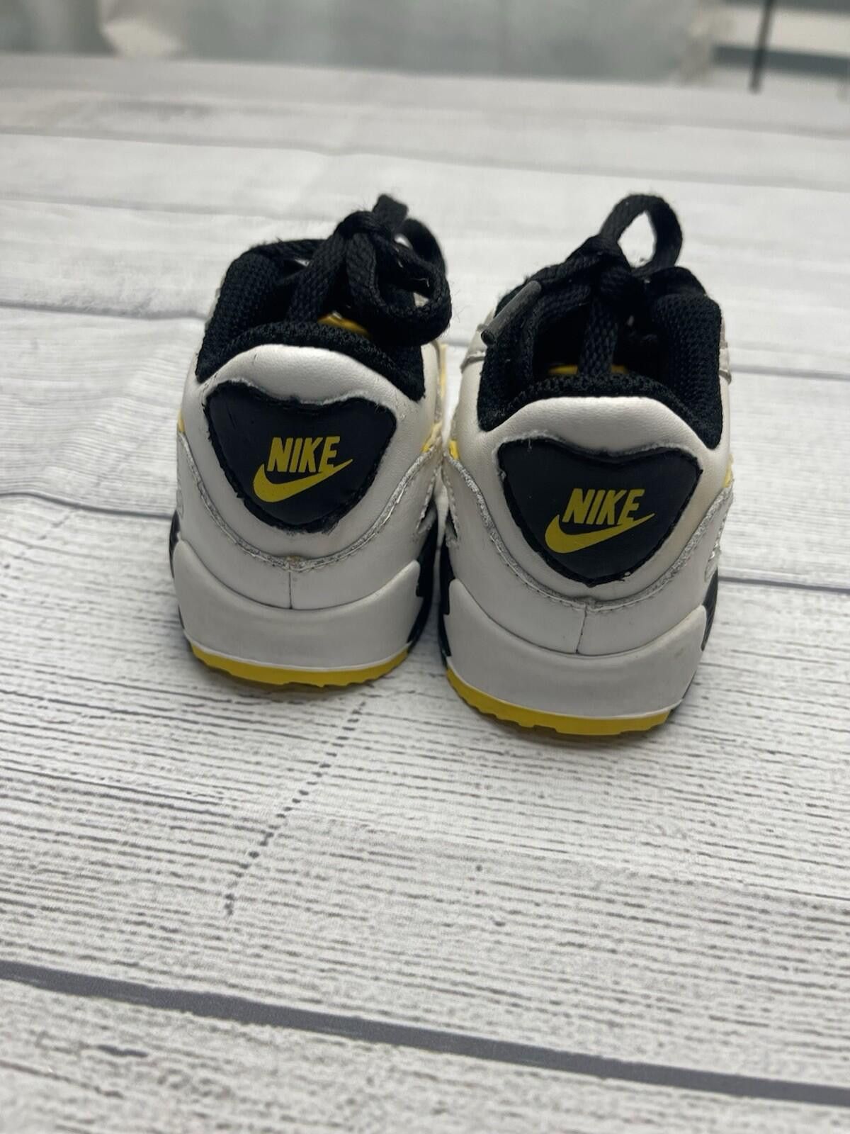 Nike Nike Air Max 90 Black Yellow Sneakers Infant Size 3c Size US 5 / EU 37 - 4 Thumbnail