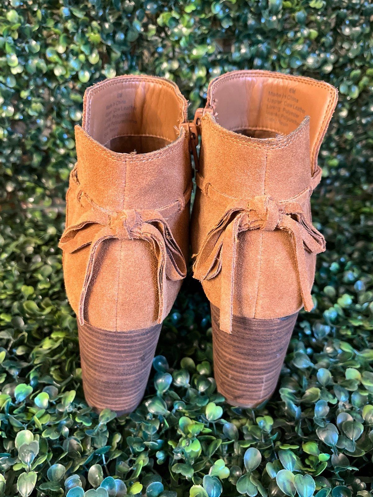 Designer Gibson Latimer Leather booties size 6 brown Size US 6 / IT 36 - 5 Thumbnail