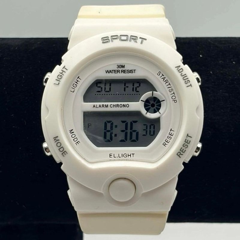 Other White Sport Digital Men's Watch Size ONE SIZE - 2 Thumbnail