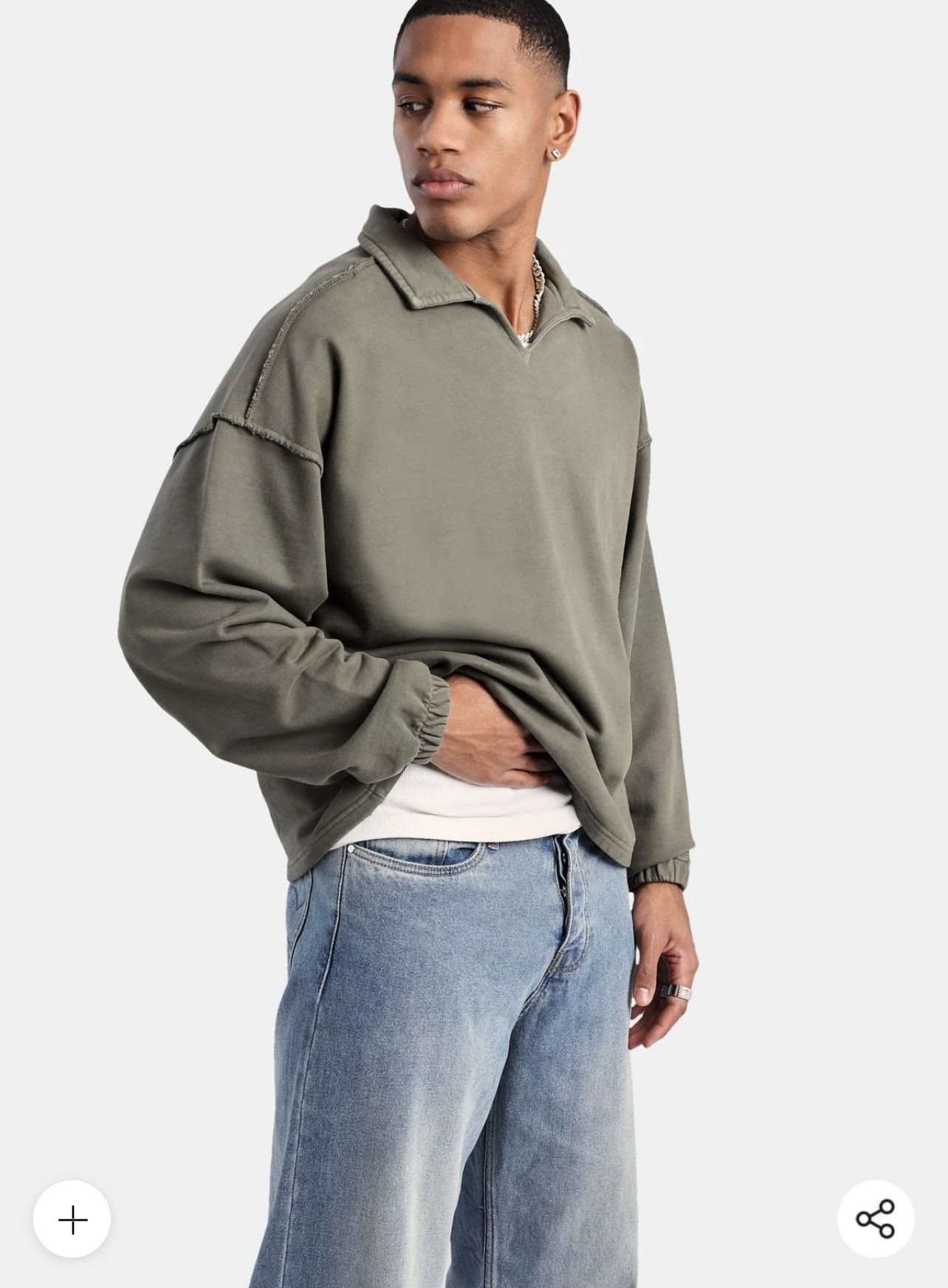 Other Cernucci long sleeve collared sweatshirt Size US M / EU 48-50 / 2 - 1 Thumbnail