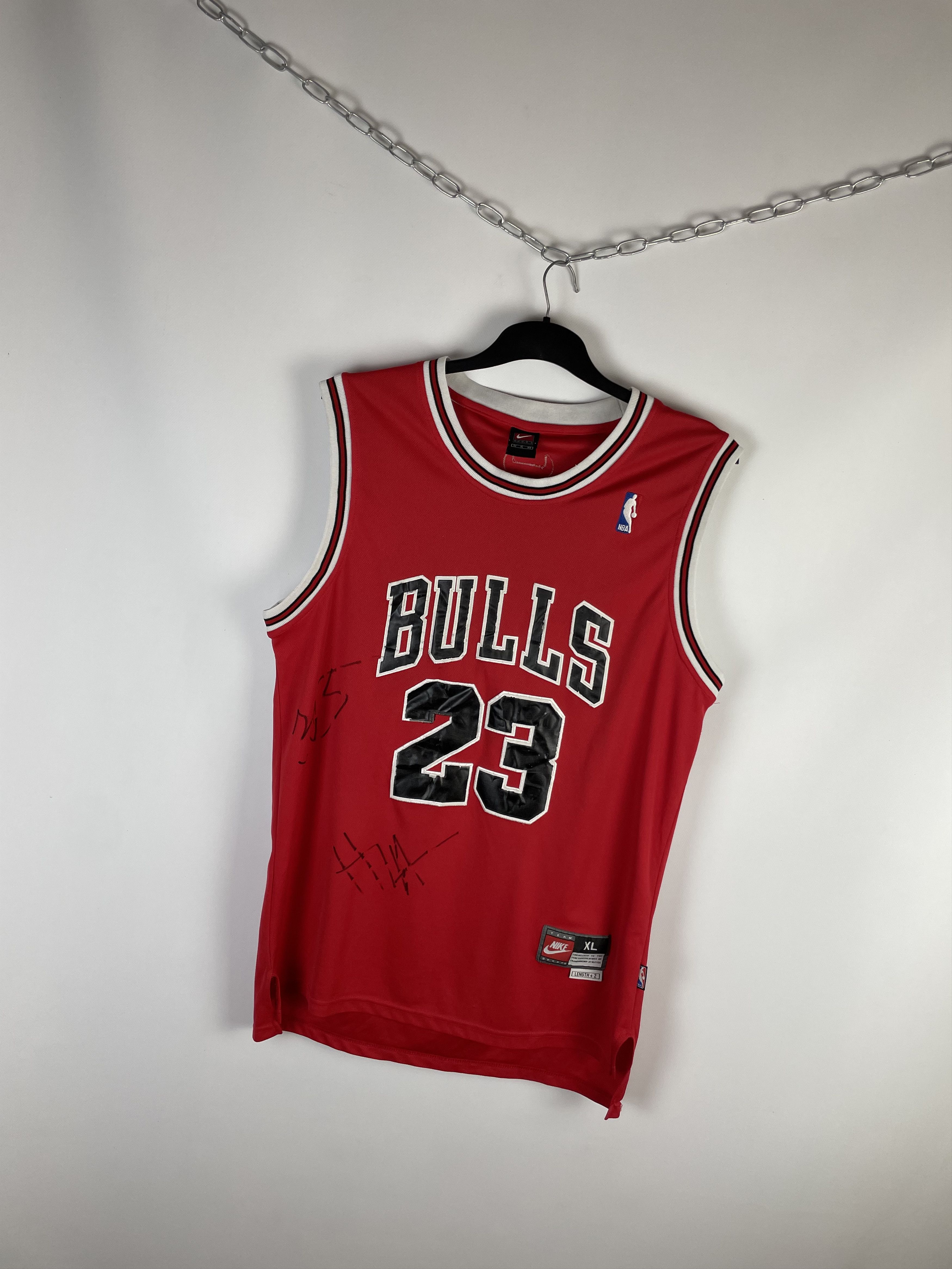 NBA Chicago Bulls Jersey Nike 23 Michael Jordan Size US XL / EU 56 / 4 - 2 Thumbnail