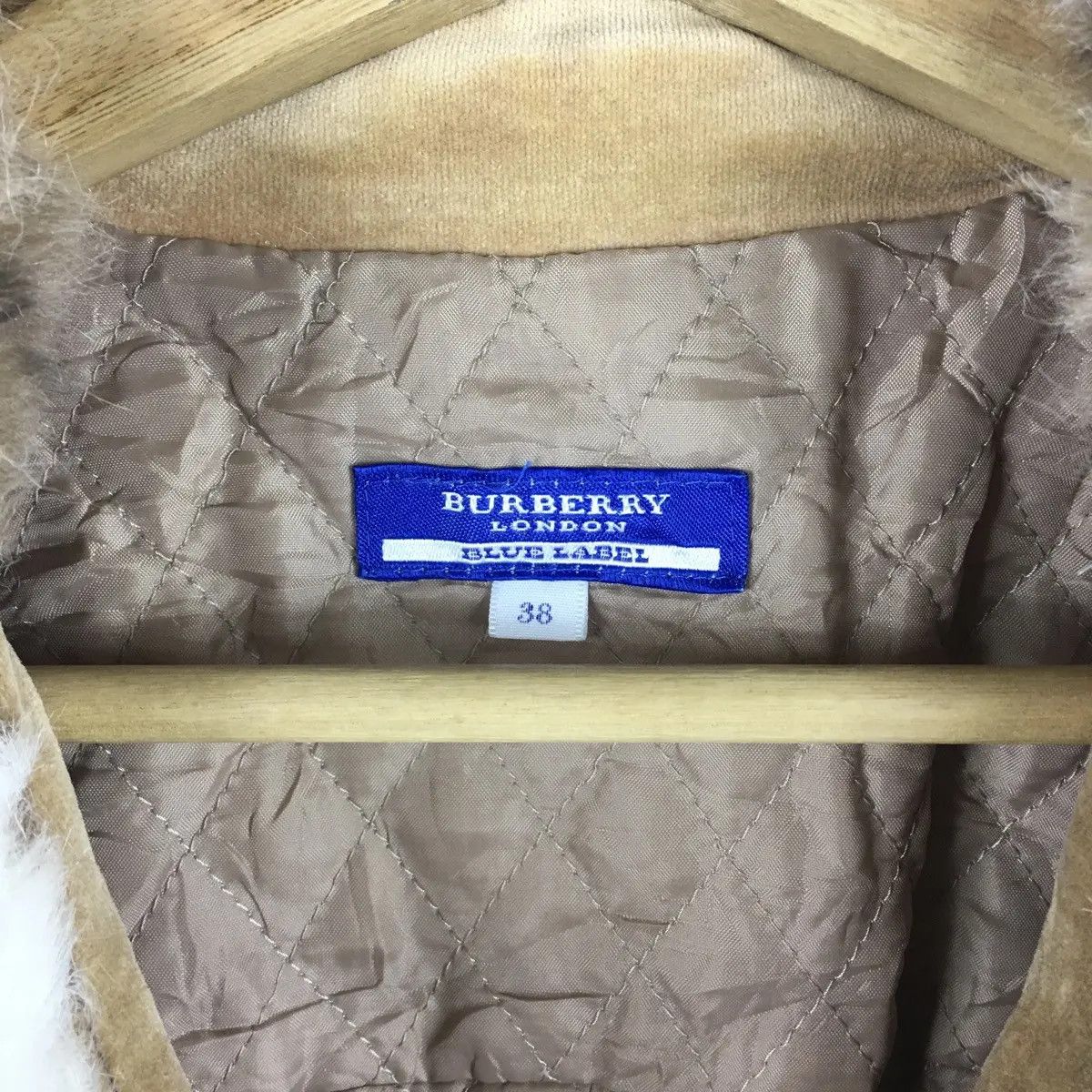 Burberry Vtg BURBERRY LONDON Shearling Winter Jacket Parka Trench Size US S / EU 44-46 / 1 - 3 Thumbnail