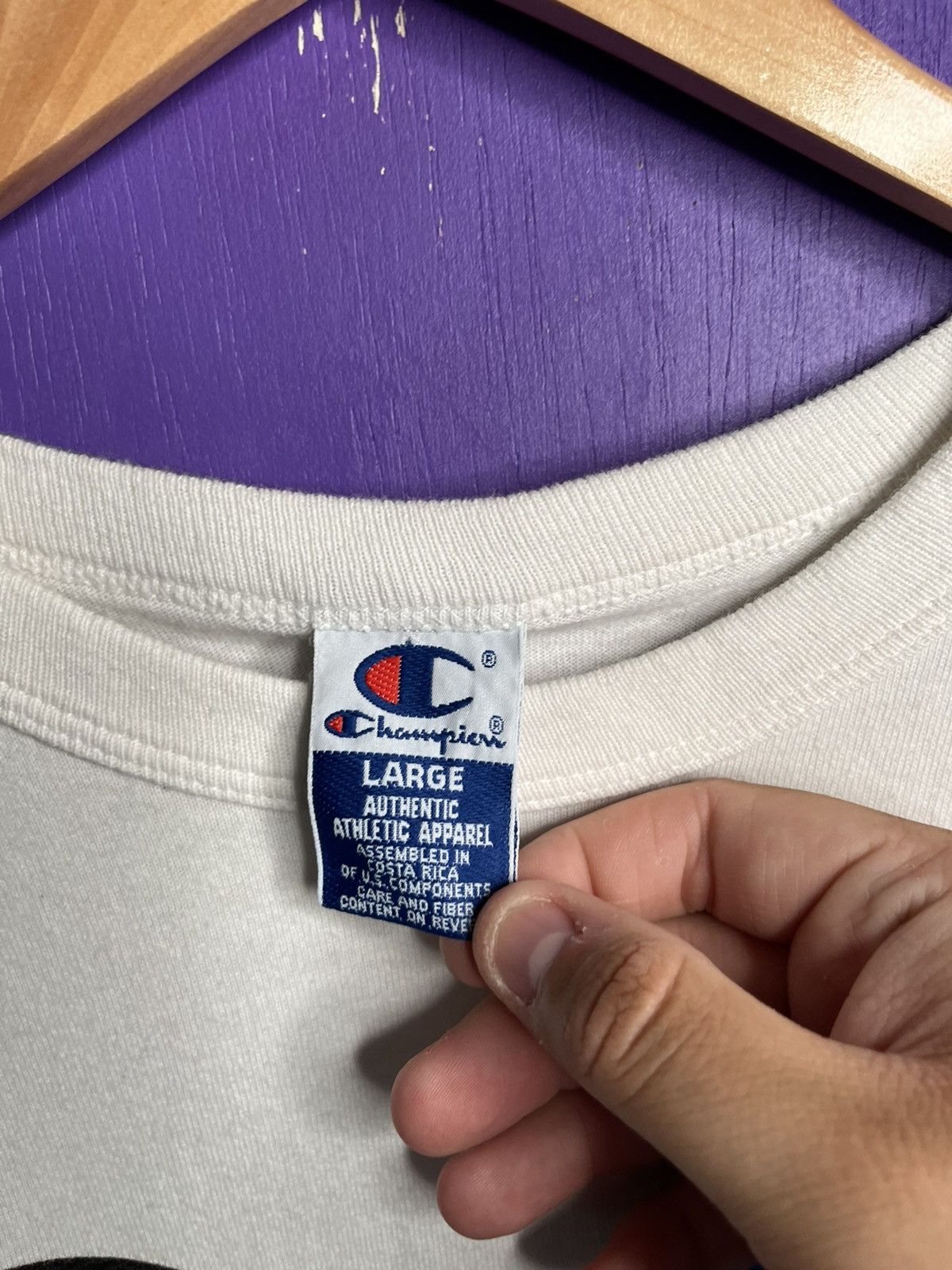 Champion × NBA × Vintage Vintage 90s Champion NBA all star game t-shirt Size US L / EU 52-54 / 3 - 4 Thumbnail