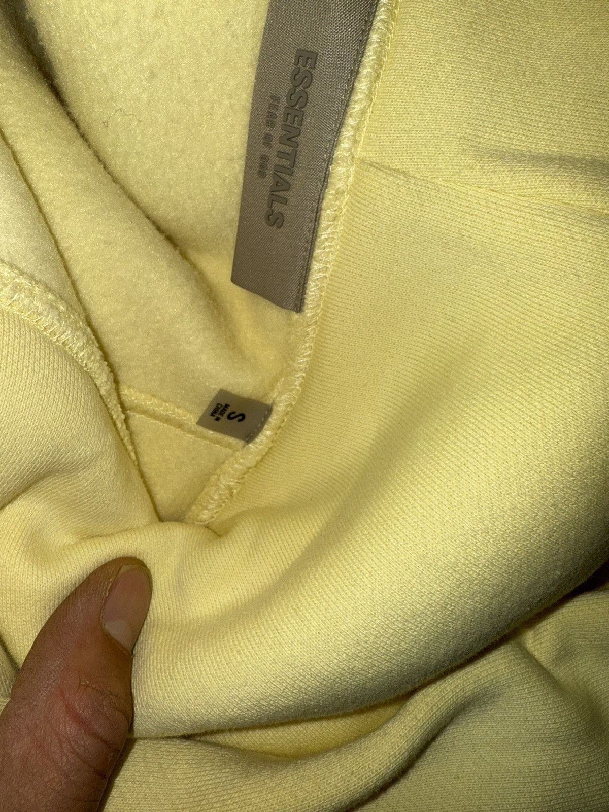 Essentials × Fear of God Essential fear of God, Canary hoodie Size US S / EU 44-46 / 1 - 10 Thumbnail