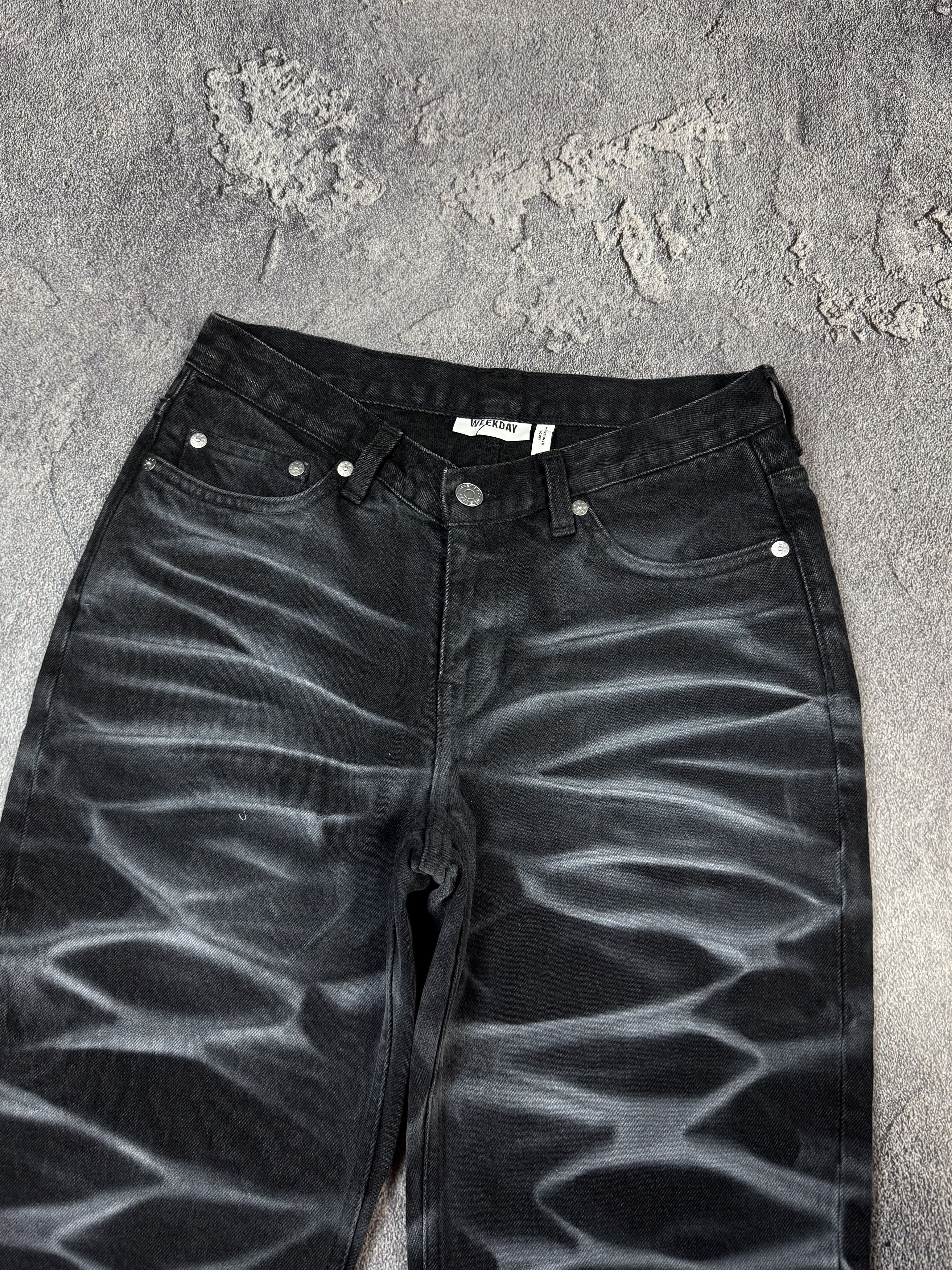 If Six Was Nine Y2K Weekday Faded Straight Leg Jeans Size 28 Size 28" / US 6 / IT 42 - 5 Thumbnail
