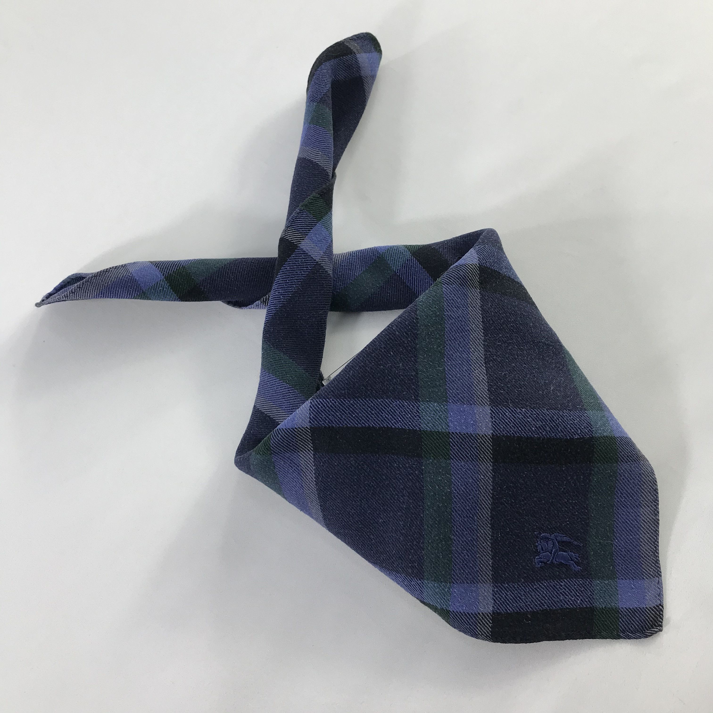 Burberry × Vintage Burberry Bandana / Handkerchief / Neckerchief - S469 Size ONE SIZE - 4 Thumbnail