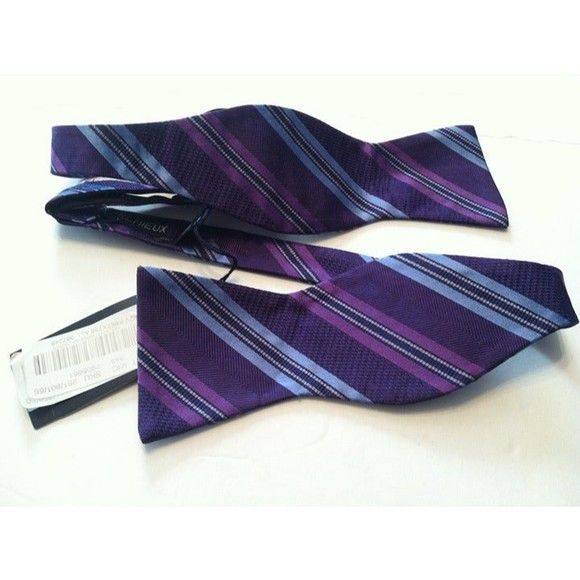 Daniel Cremieux DANIEL CREMIEUX PURPLE BOW TIE Size ONE SIZE - 5 Thumbnail