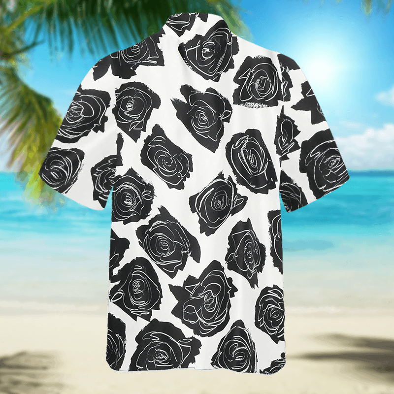 The Unbranded Brand × Vintage White & Black Cybele Print Silk Bowling Shirt Size US L / EU 52-54 / 3 - 4 Thumbnail