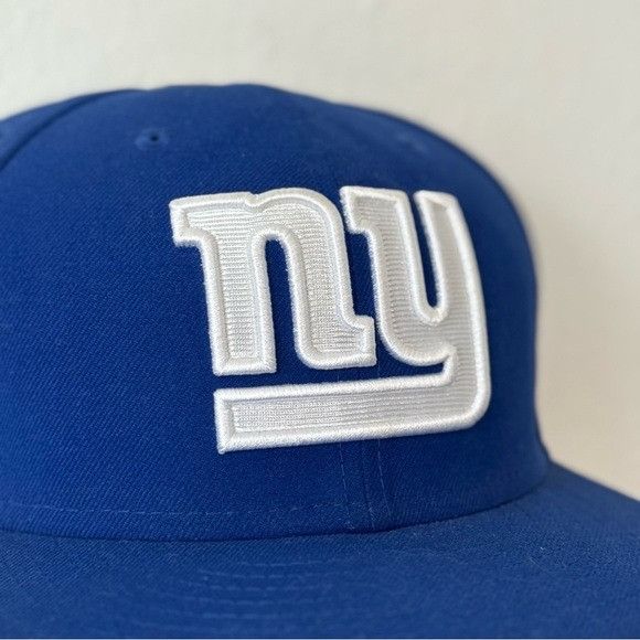 New Era 59Fifty New York NY Giants Fitted Baseball Cap Mens Size 8 E Size ONE SIZE - 5 Thumbnail