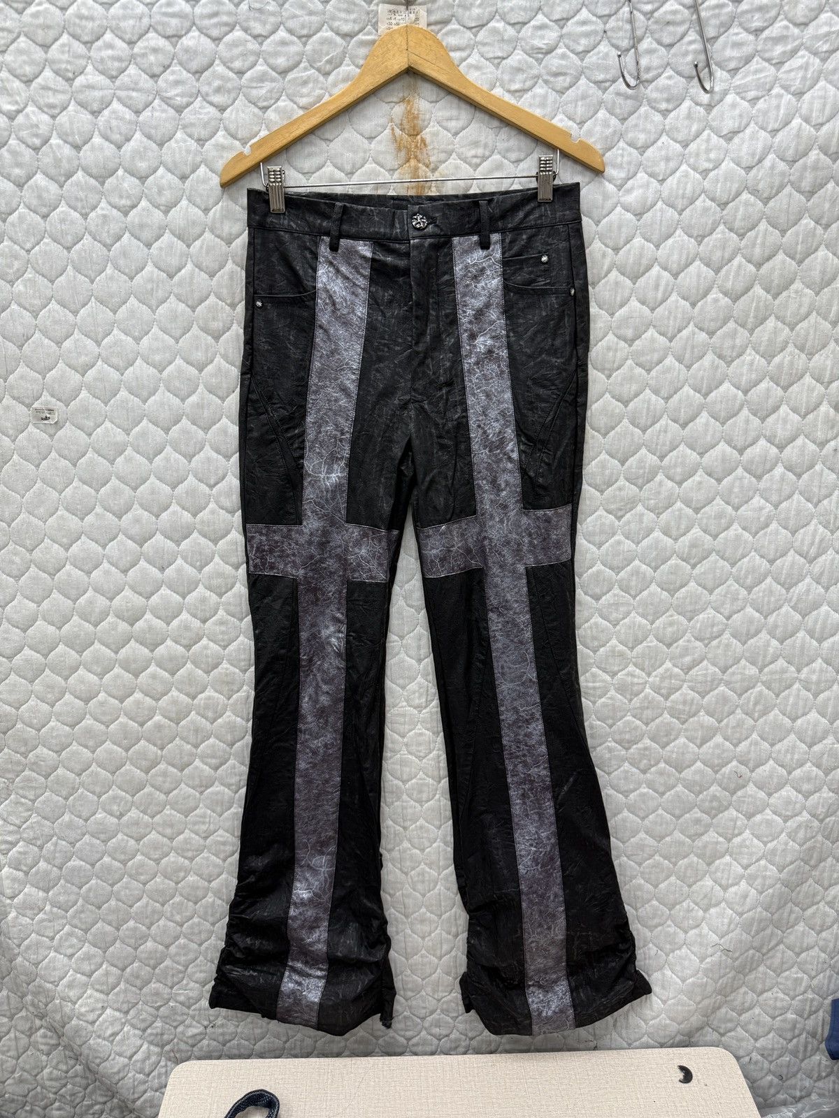 Hypebeast 🔥🔥🔥ARCHIVE PUNK GOTH PANTS Size 30" / US 8 / IT 44 - 1 Thumbnail