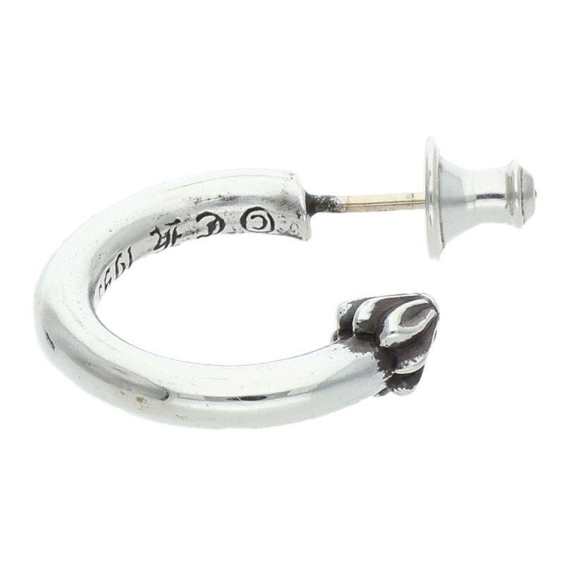 Chrome Hearts Chrome Hearts Plain Silver Hoop Earring Size ONE SIZE - 5 Thumbnail