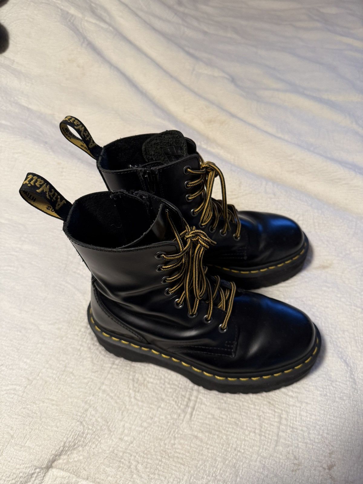 Dr. Martens Black DR. MARTENS Jadon platform boot Size US 7 / IT 37 - 2 Thumbnail