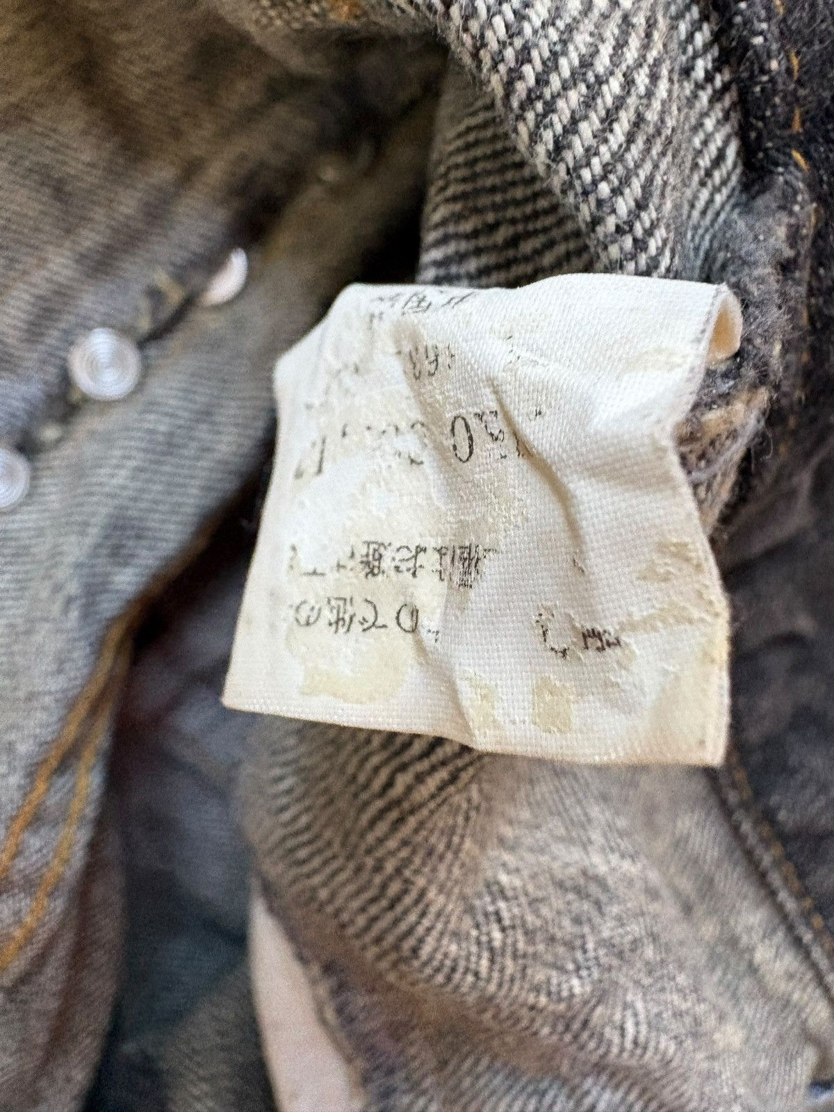 Japanese Brand Vintage Japanese Brand Double Waist Rusty Mud Wash Jeans Size US 32 / EU 48 - 11 Thumbnail