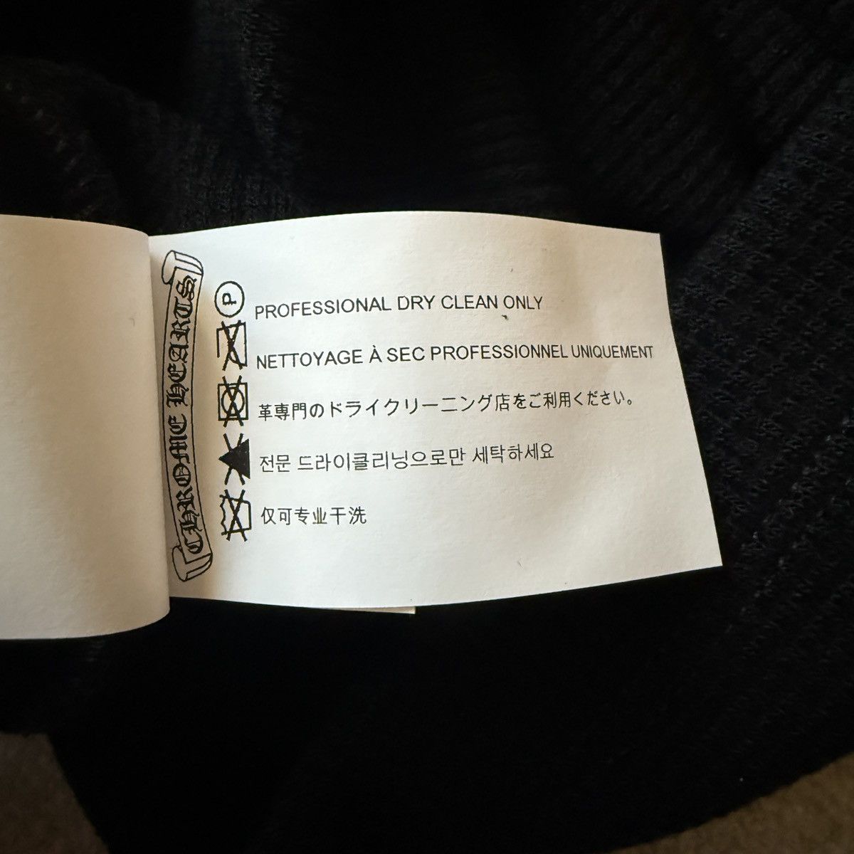 Chrome Hearts Chrome Hearts Cashmere Black T-Shirt L Size US L / EU 52-54 / 3 - 5 Thumbnail