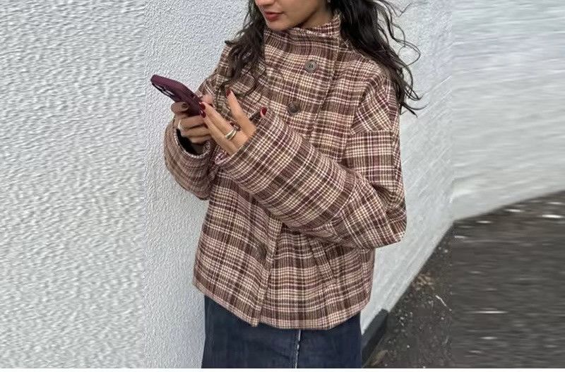 Vintage Striped Retro Y2k Style Loose Streetwear Coat Jacket Size S / US 4 / IT 40 - 4 Thumbnail